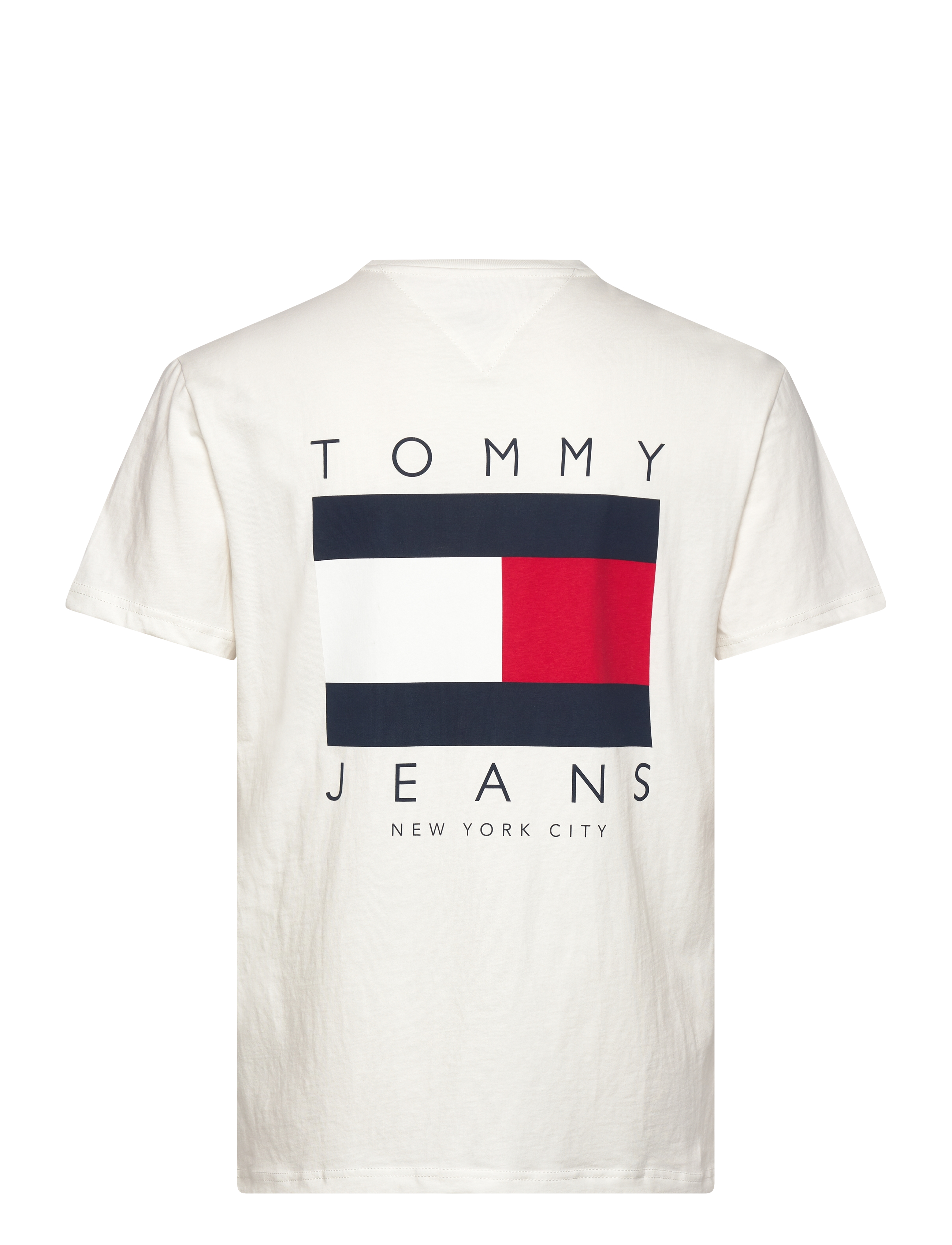 Tommy Jeans - TJM REG FLAG GRAPH BCKPRNT T EXT - ecru - 5