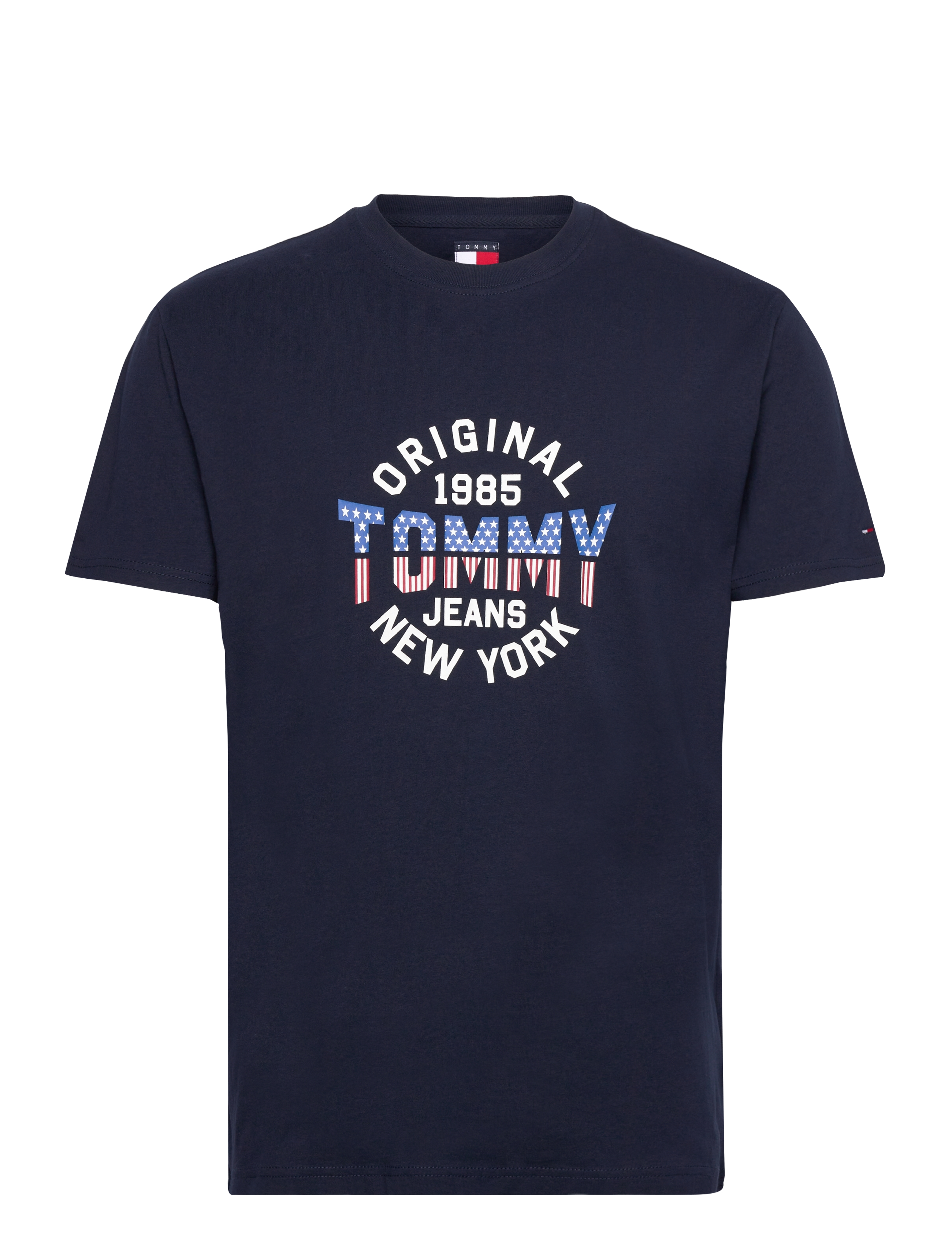 Tommy Jeans - TJM REG USA CIRCLE GRAPH SS TEE - dark night navy - 1