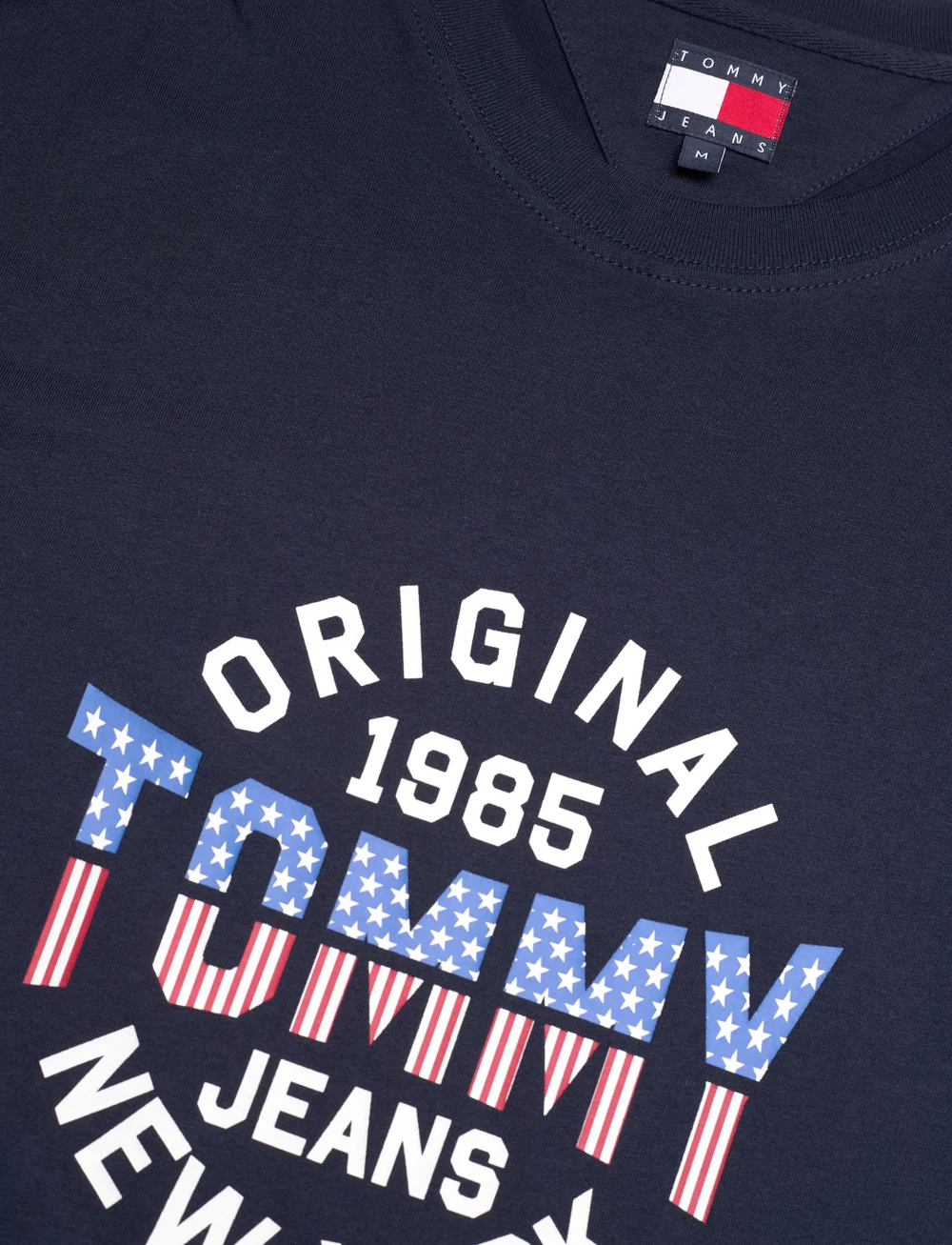 Tommy Jeans - TJM REG USA CIRCLE GRAPH SS TEE - lyhythihaiset - dark night navy - 5