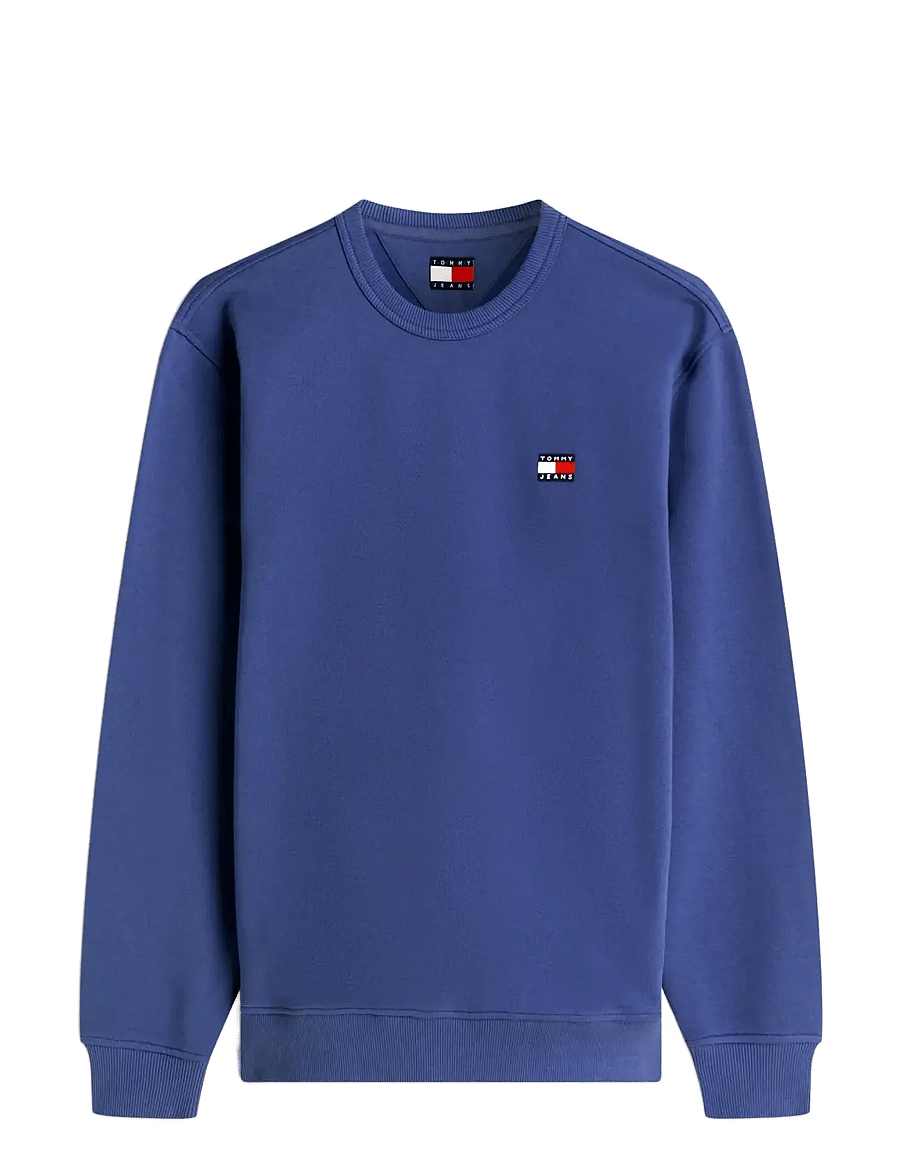 Tommy Jeans - TJM REG BADGE CREW EXT - blue storm - 1