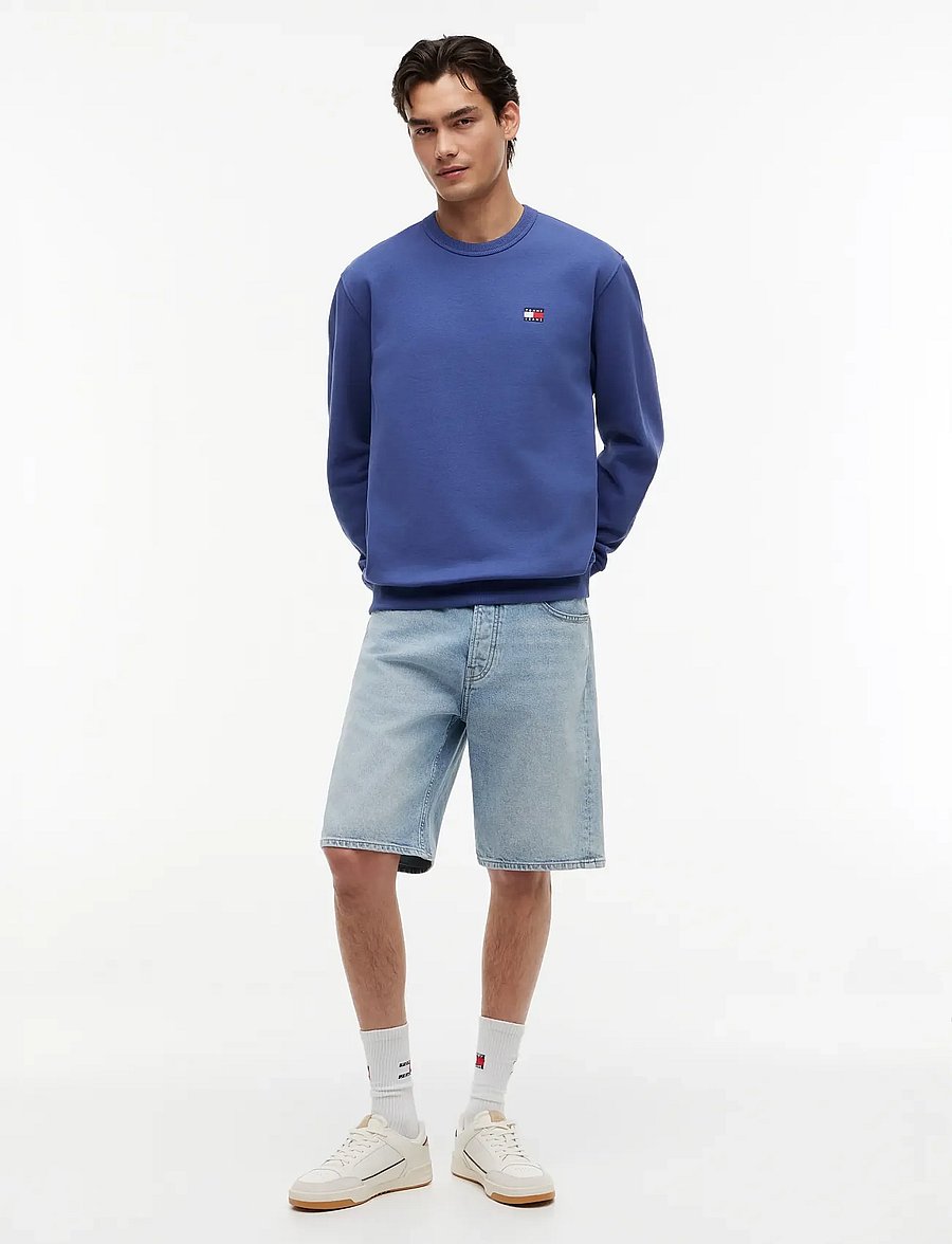 Tommy Jeans - TJM REG BADGE CREW EXT - blue storm - 4