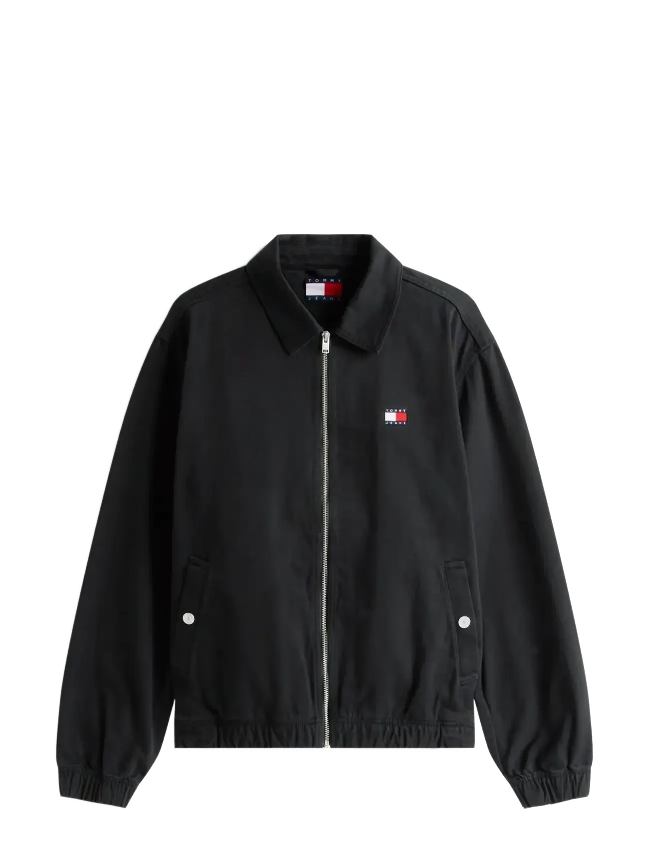 TJM ESSENTIAL FLAG JACKET - BLACK