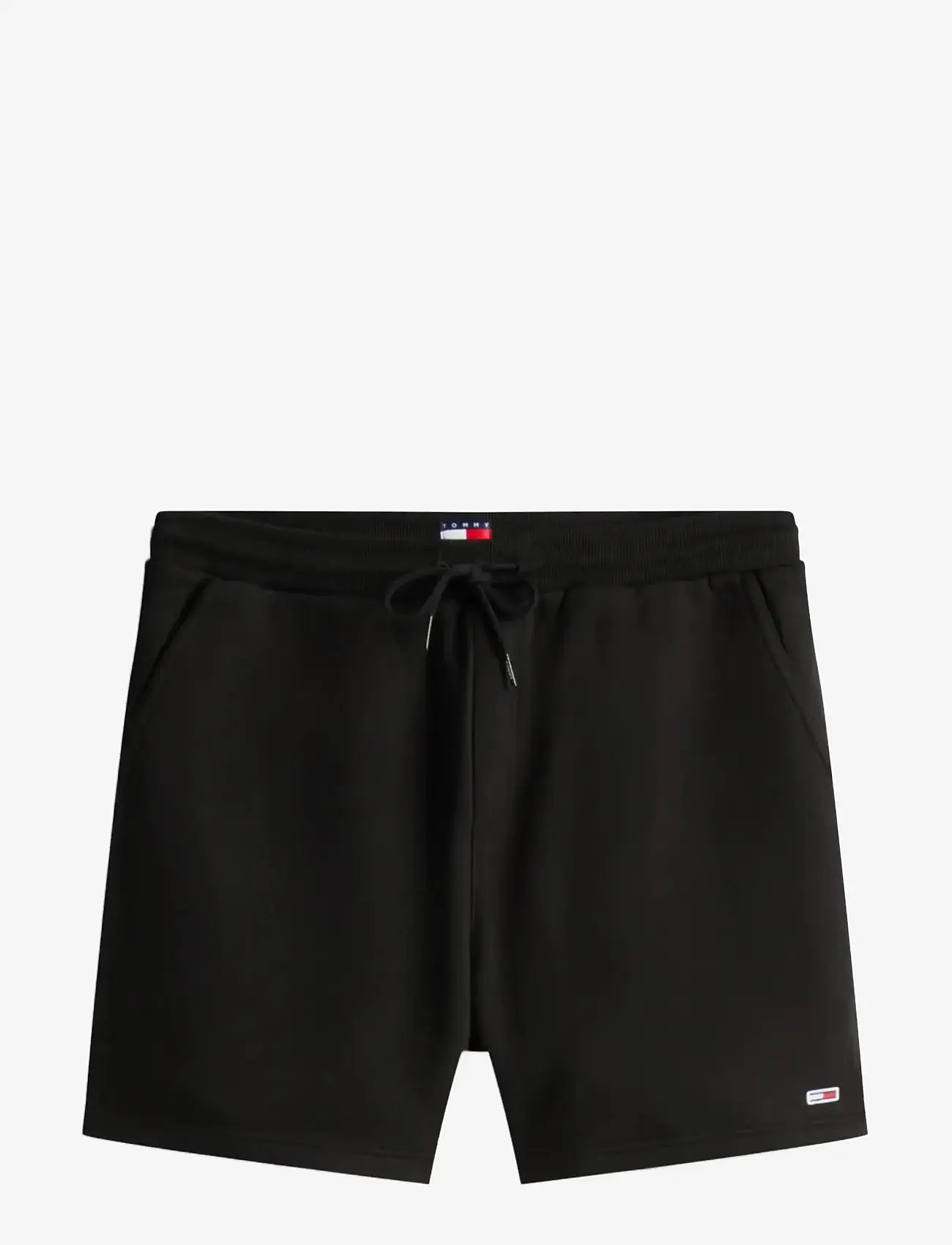 Tommy Jeans - TJM S FLAG BEACH SHORT EXT - lühikesed dressipüksid - black - 1