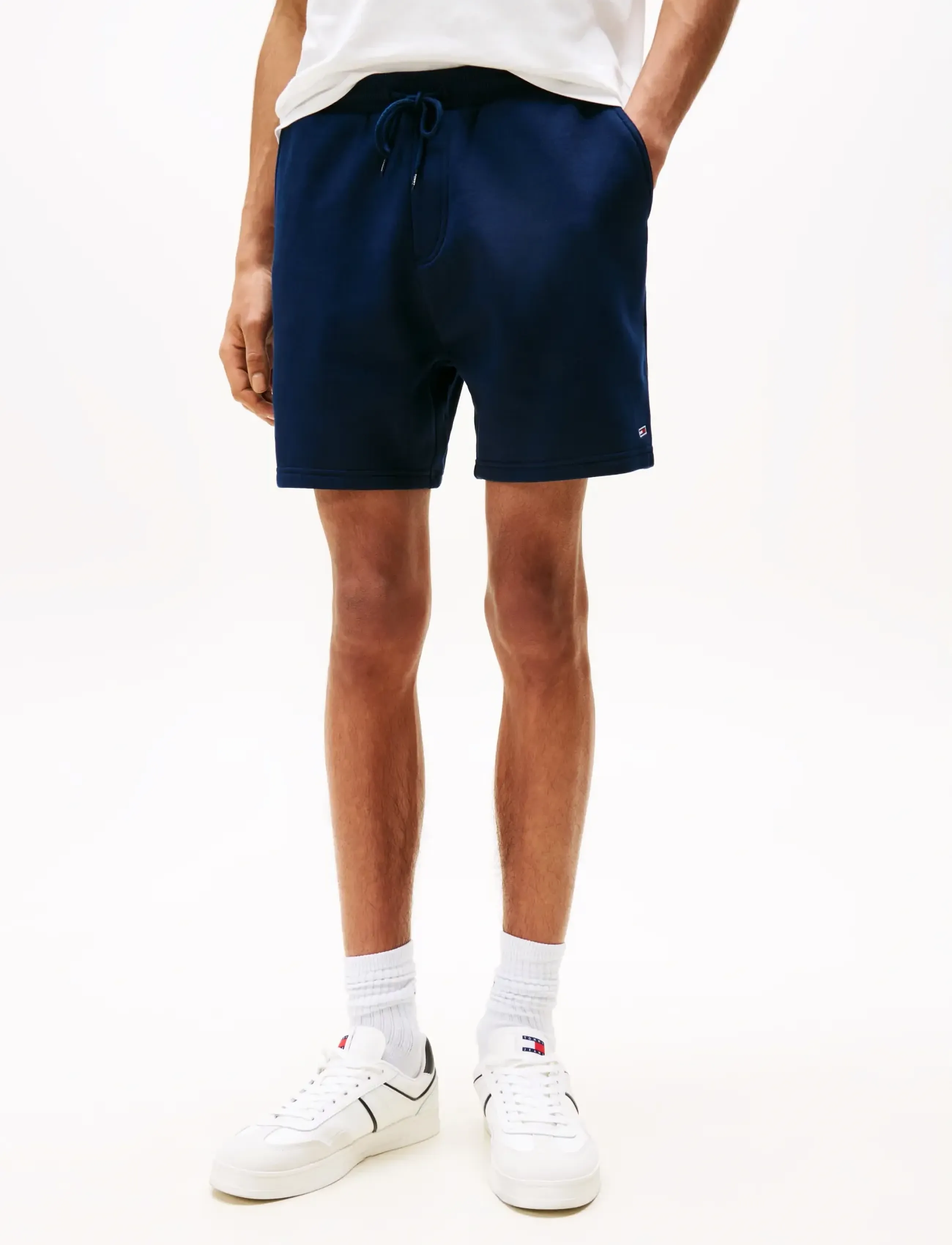 Tommy Jeans TJM S FLAG BEACH SHORT EXT - Tøj - DARK BLUE / navy