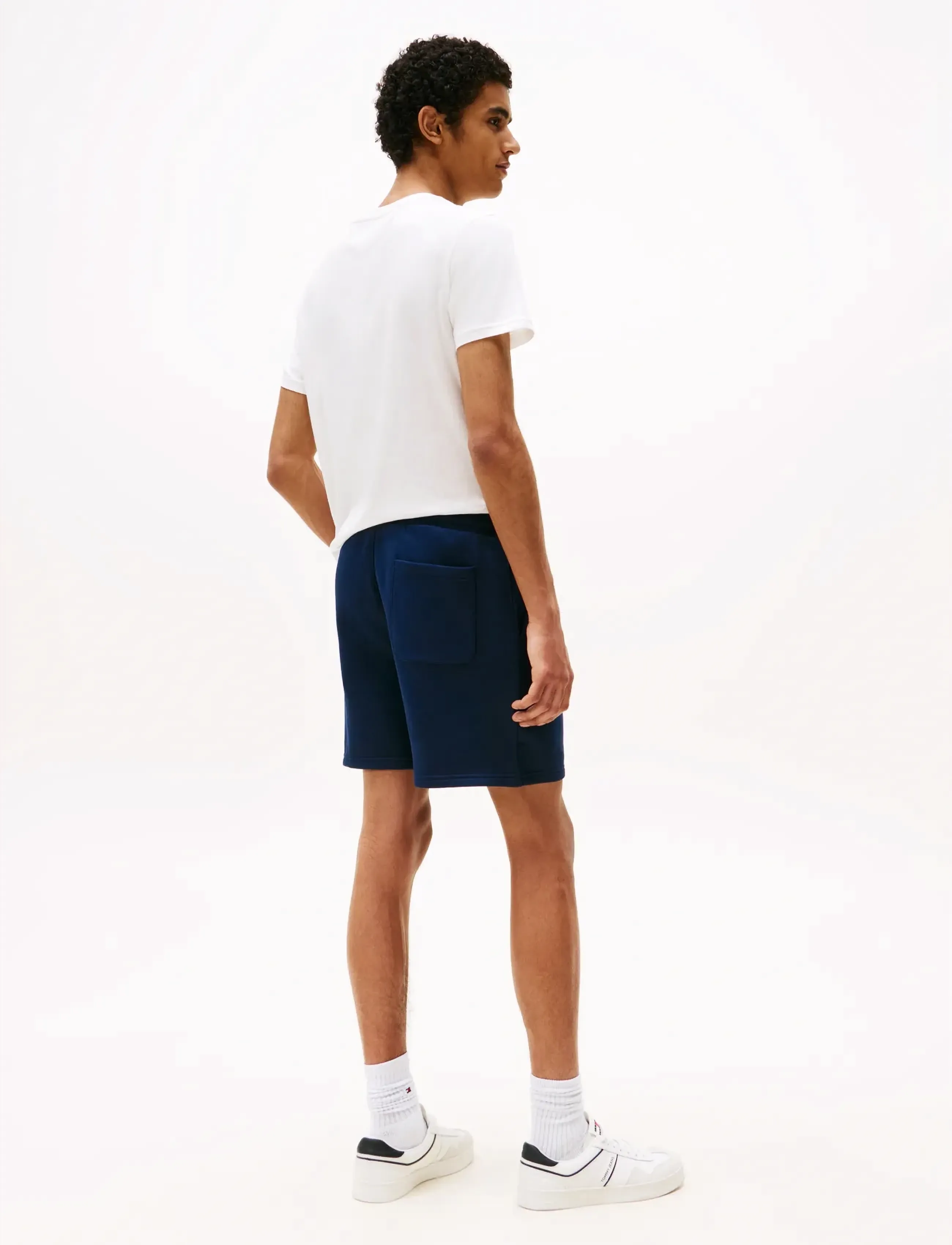 Tommy Jeans - TJM S FLAG BEACH SHORT EXT - sweat shorts - dark night navy - 3