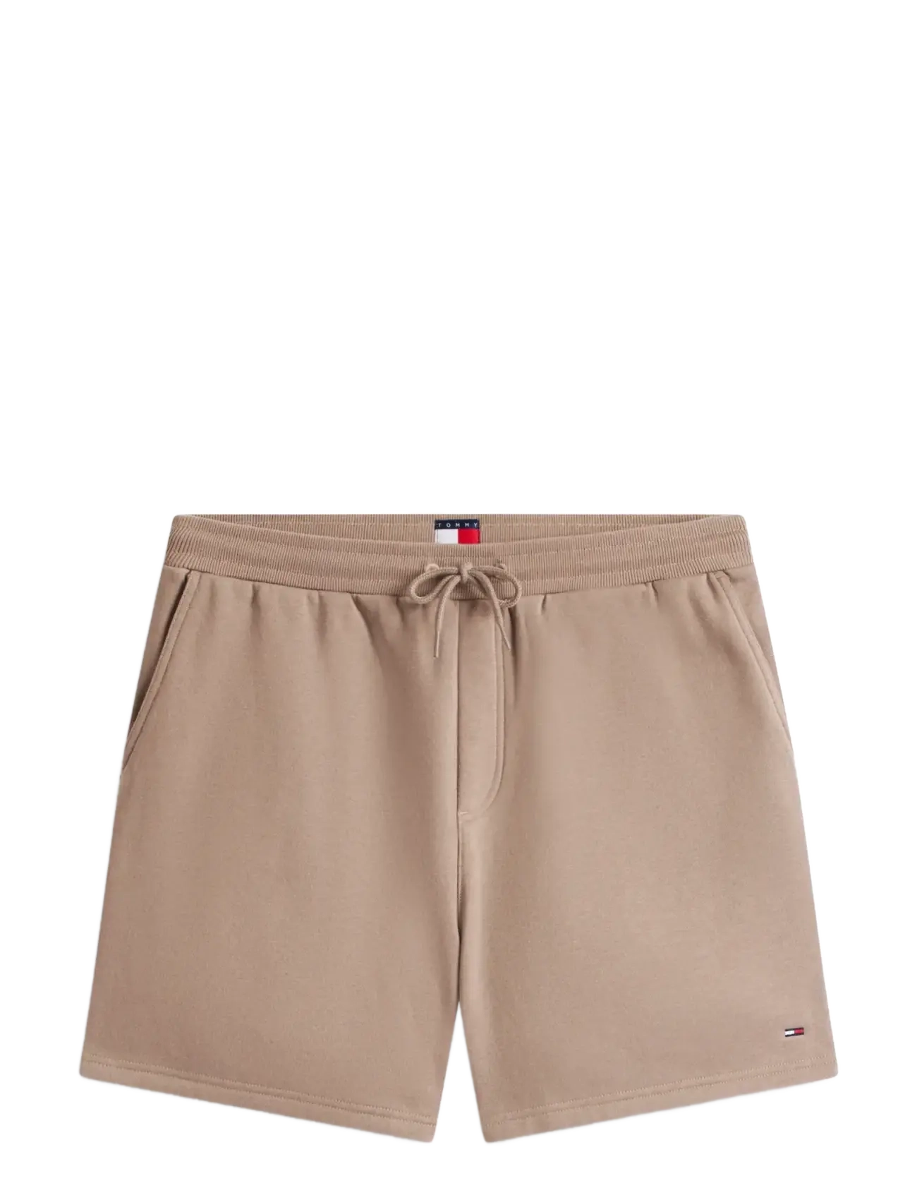 Tommy Jeans TJM S FLAG BEACH SHORT EXT - Lühikesed dressipüksid - IVY MINK / beige