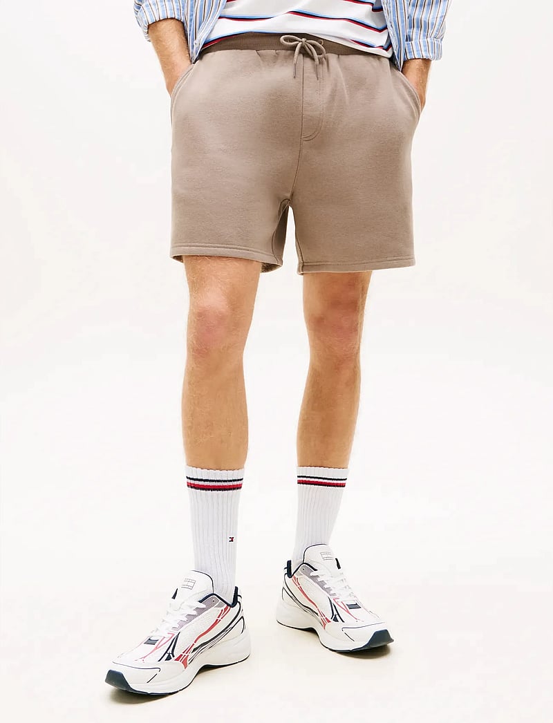 Tommy Jeans - TJM S FLAG BEACH SHORT EXT - sweatshorts - ivy mink - 0