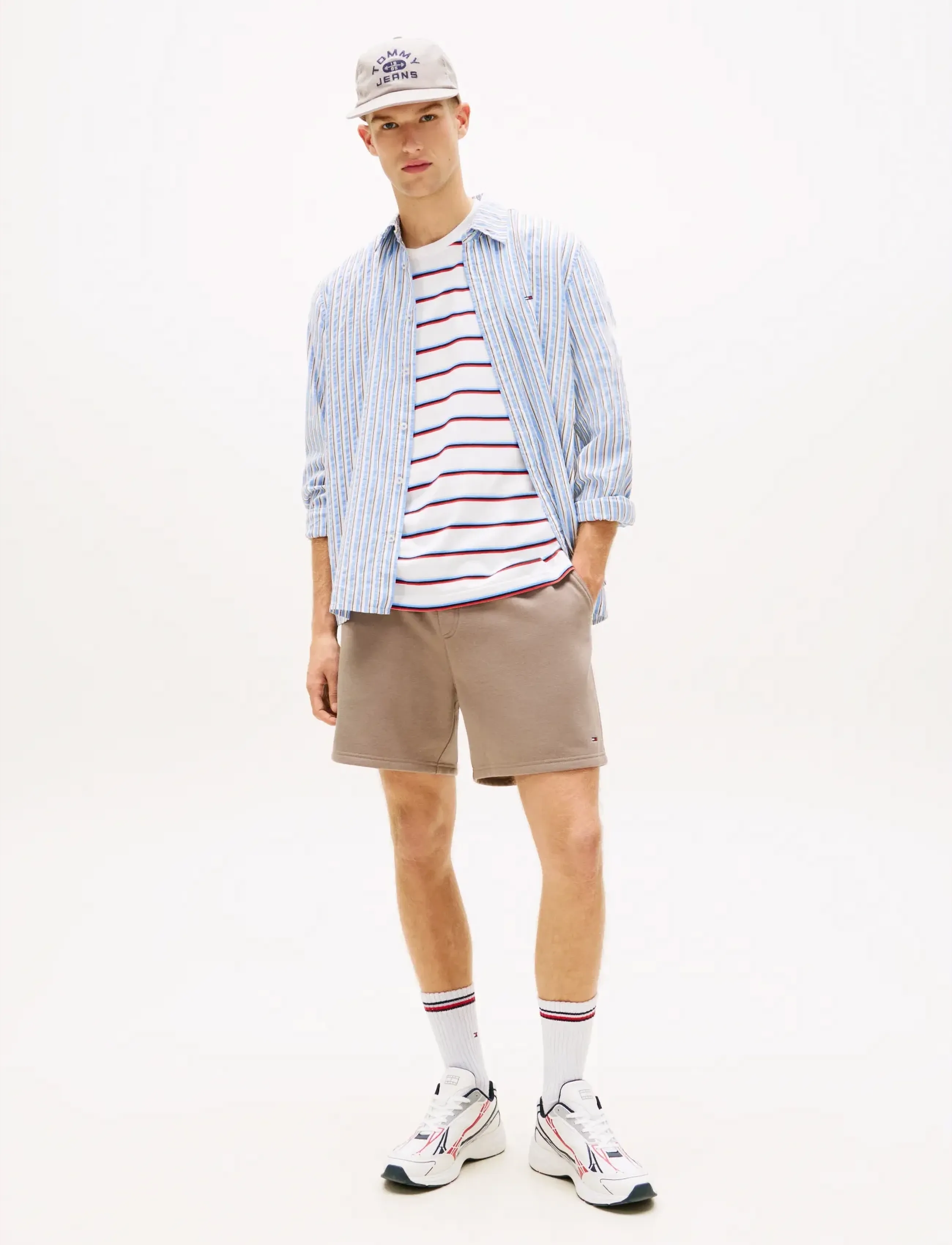 Tommy Jeans - TJM S FLAG BEACH SHORT EXT - sweat shorts - ivy mink - 3