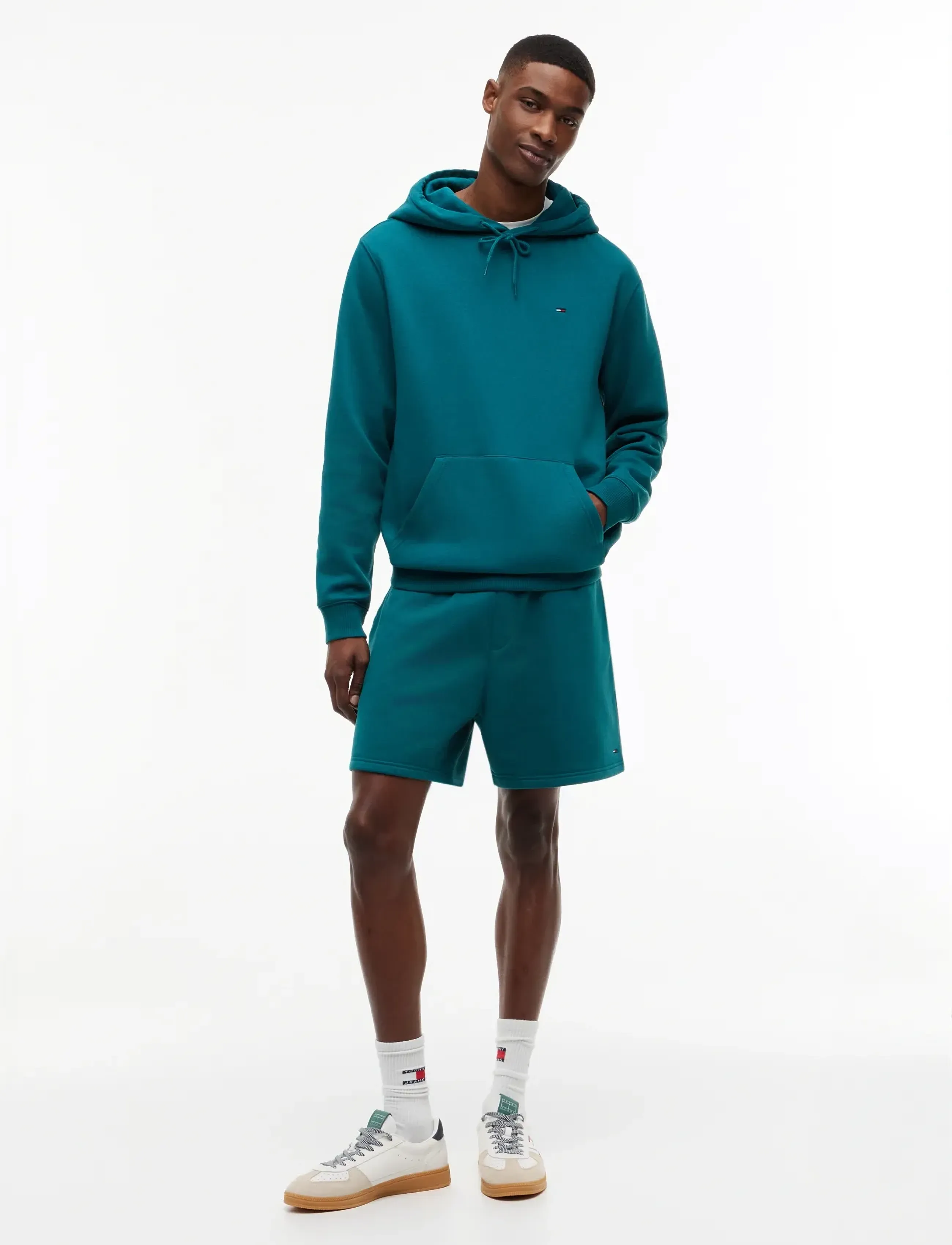 Tommy Jeans - TJM S FLAG BEACH SHORT EXT - sweatshorts - polar teal - 3