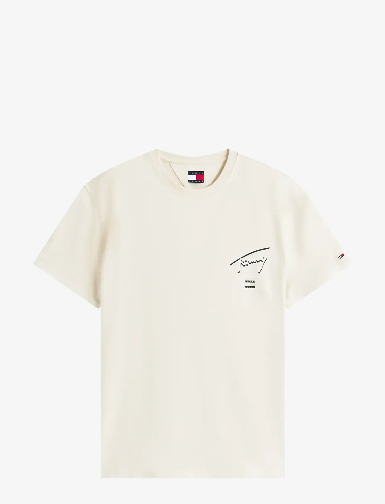 Tommy Jeans - TJM REG SIGNATURE CITY TEE - kortärmade t-shirts - desert sand dune - 1