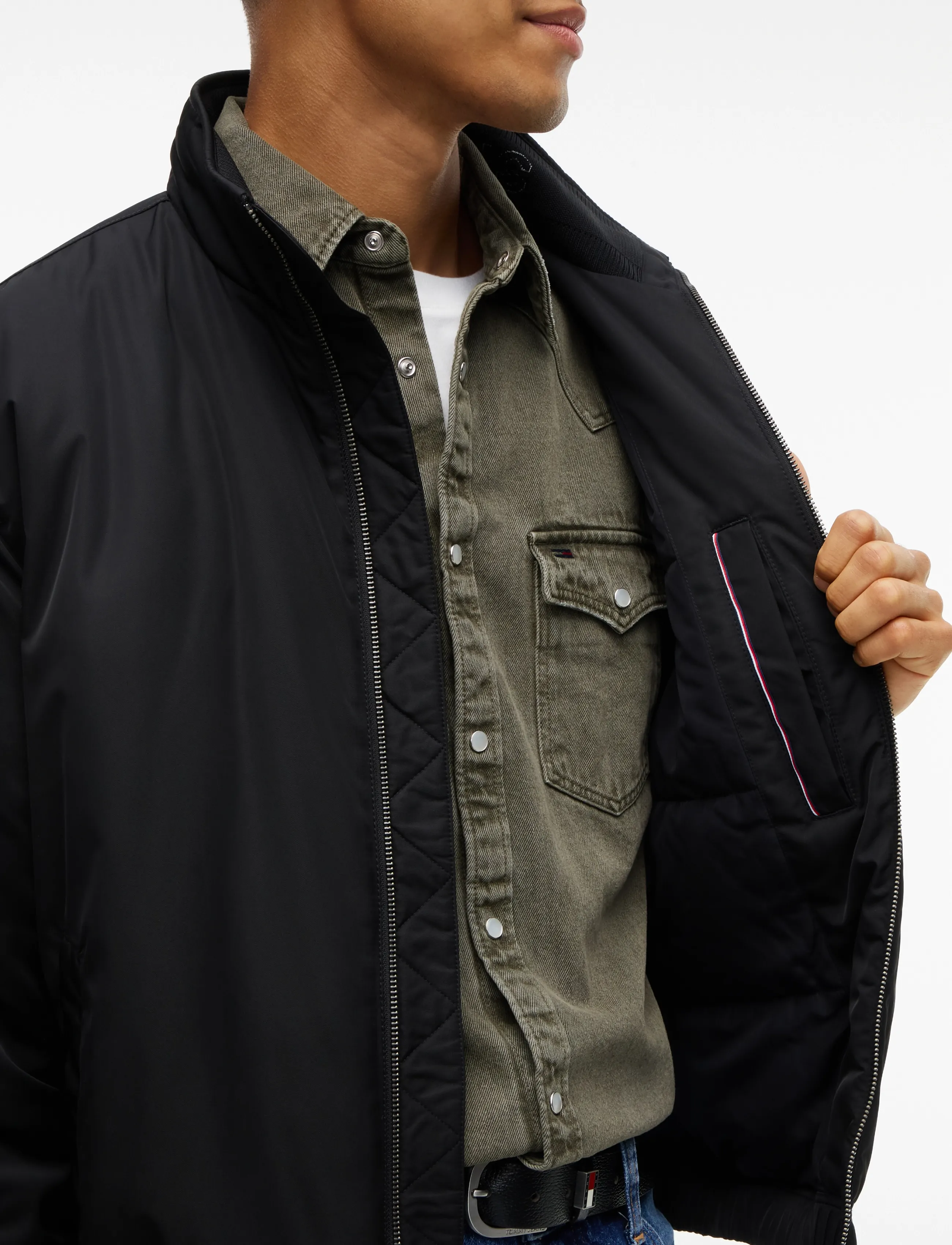Tommy Jeans - TJM ESSENTIAL PADDED JACKET EXT - dūnu jakas - black - 3