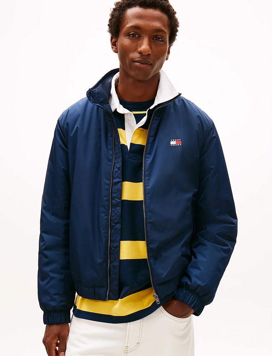 Tommy Jeans - TJM ESSENTIAL PADDED JACKET EXT - pūkinės striukės - dark blue - 0