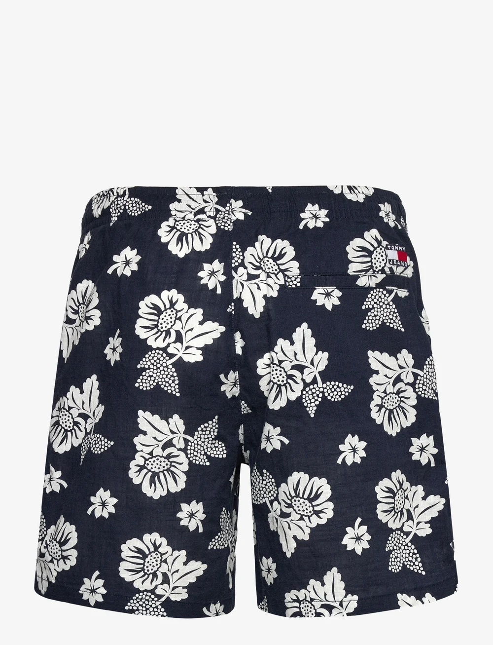 Tommy Jeans - TJM SLUB AOP BEACH SHORT EXT - casual shorts - dark night navy aop - 1