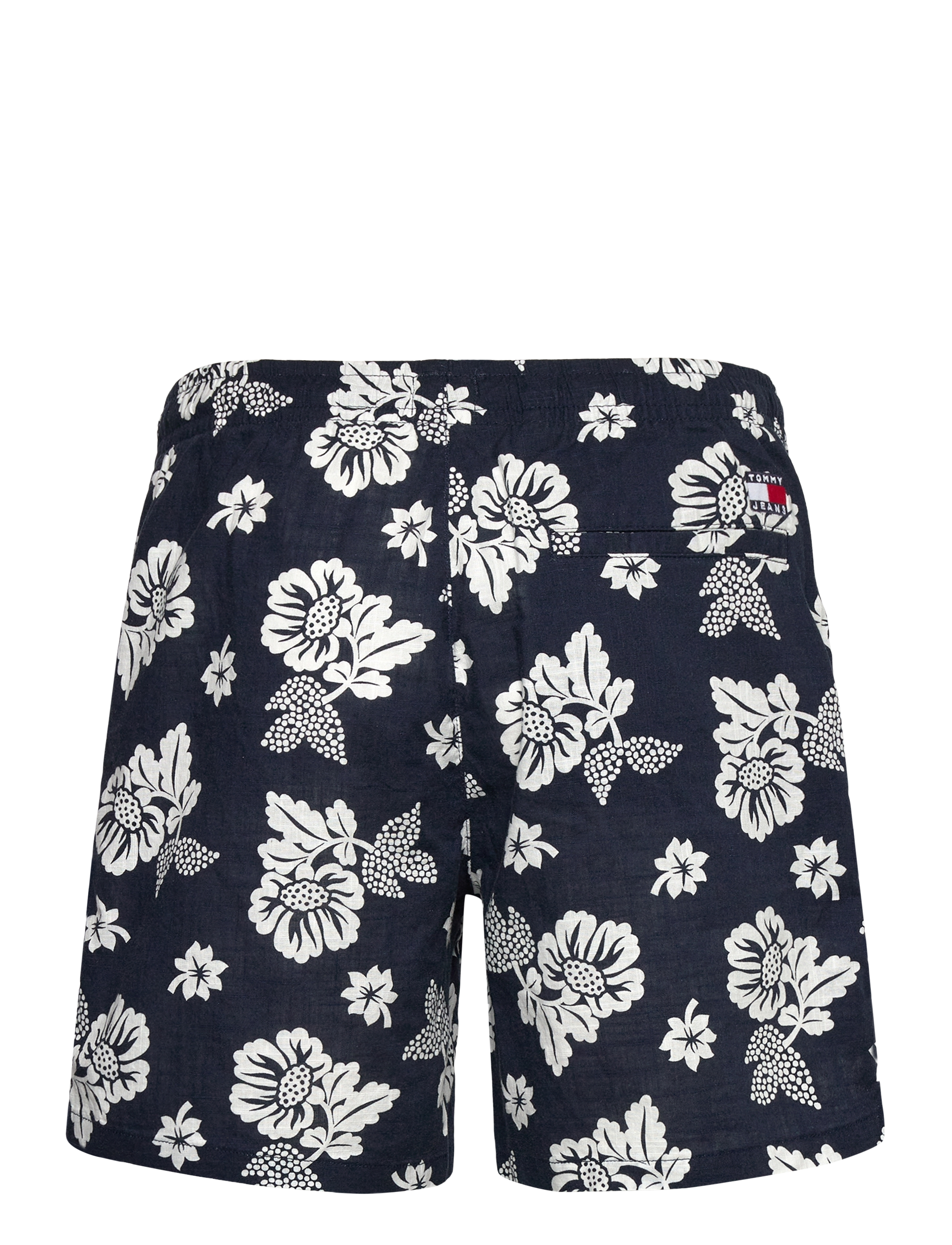 Tommy Jeans - TJM SLUB AOP BEACH SHORT EXT - dark night navy aop - 1