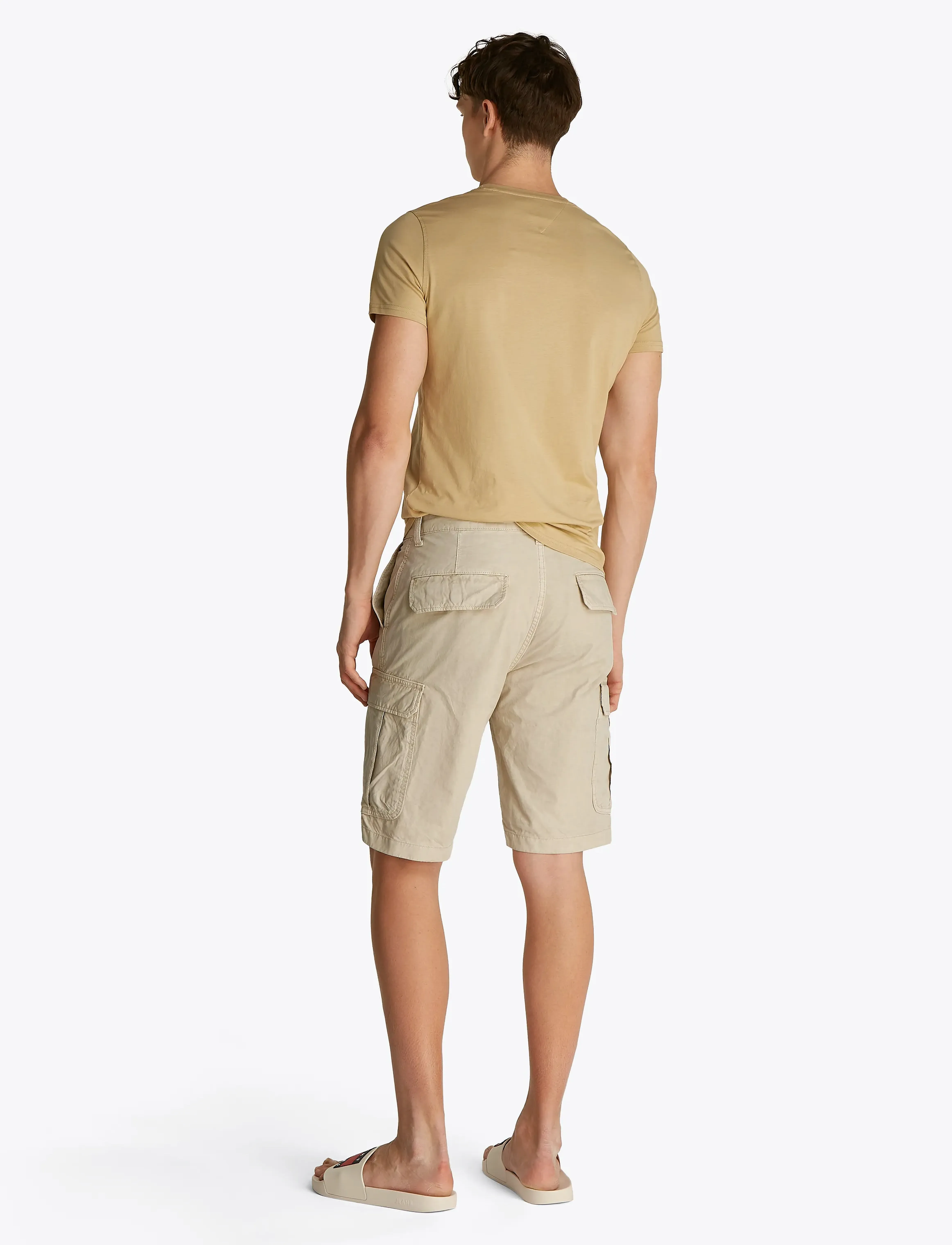 Tommy Jeans - TJM OTIS TWILL REG CARGO SHORT - lühikesed kargopüksid - newsprint - 3