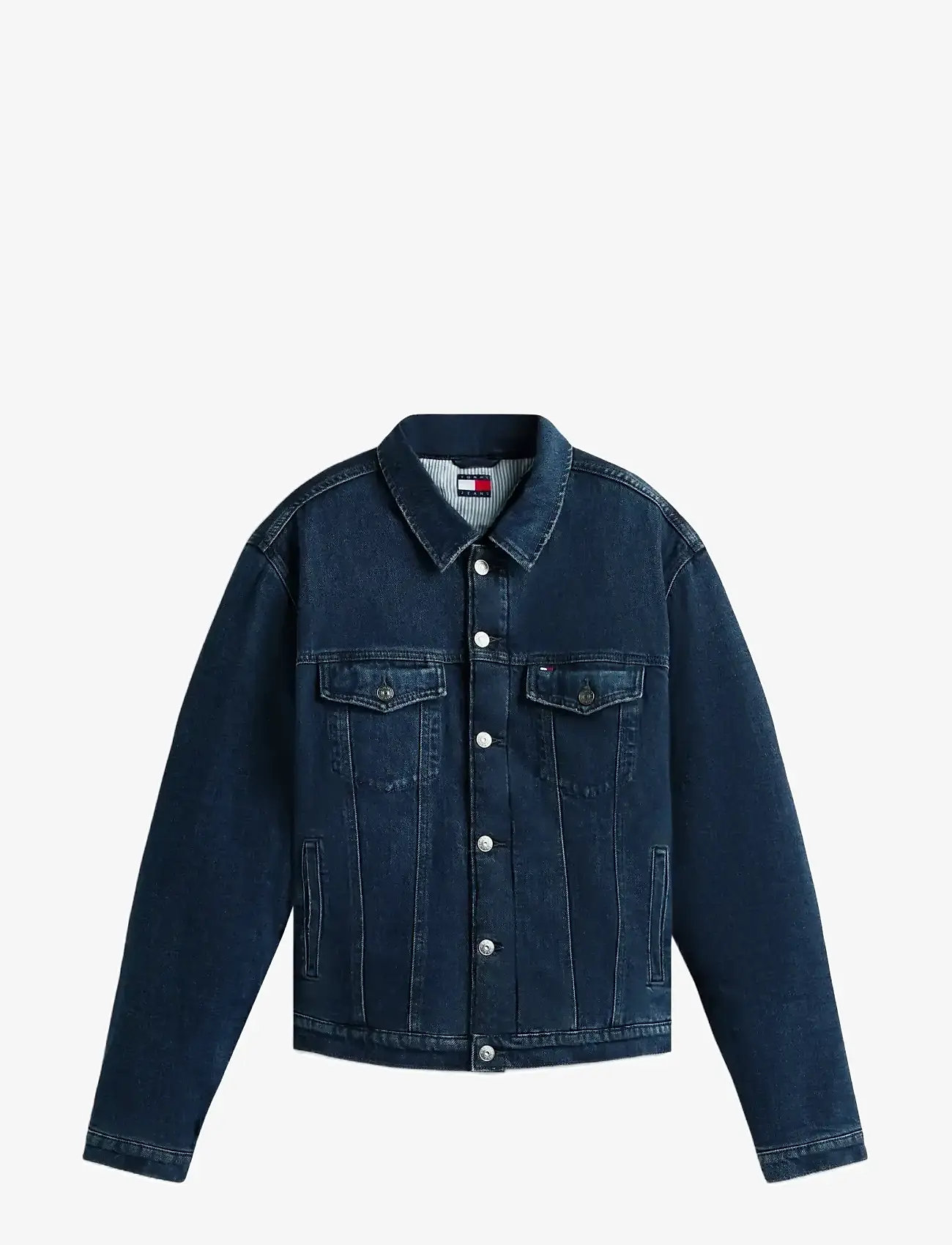 Tommy Jeans - RYAN RGLR TEDDY TRCKR EXT DI6166 - voodrita teksajakid - denim blue black - 1