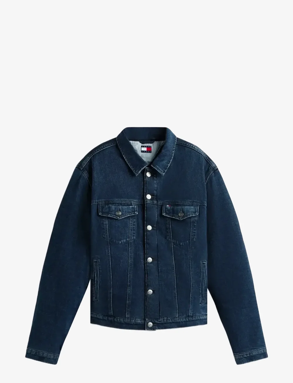 Tommy Jeans - RYAN RGLR TEDDY TRCKR EXT DI6166 - unlined denim jackets - denim blue black - 1