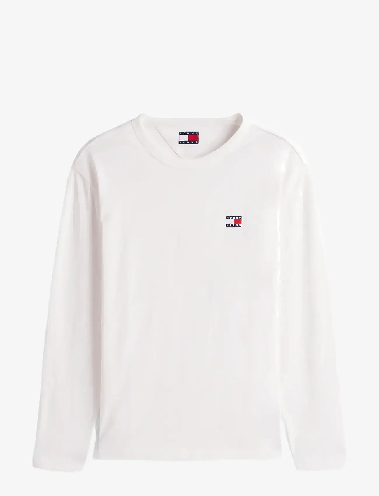 Tommy Jeans - TJM REG BADGE TEE LS - långärmade t-shirts - ecru - 1