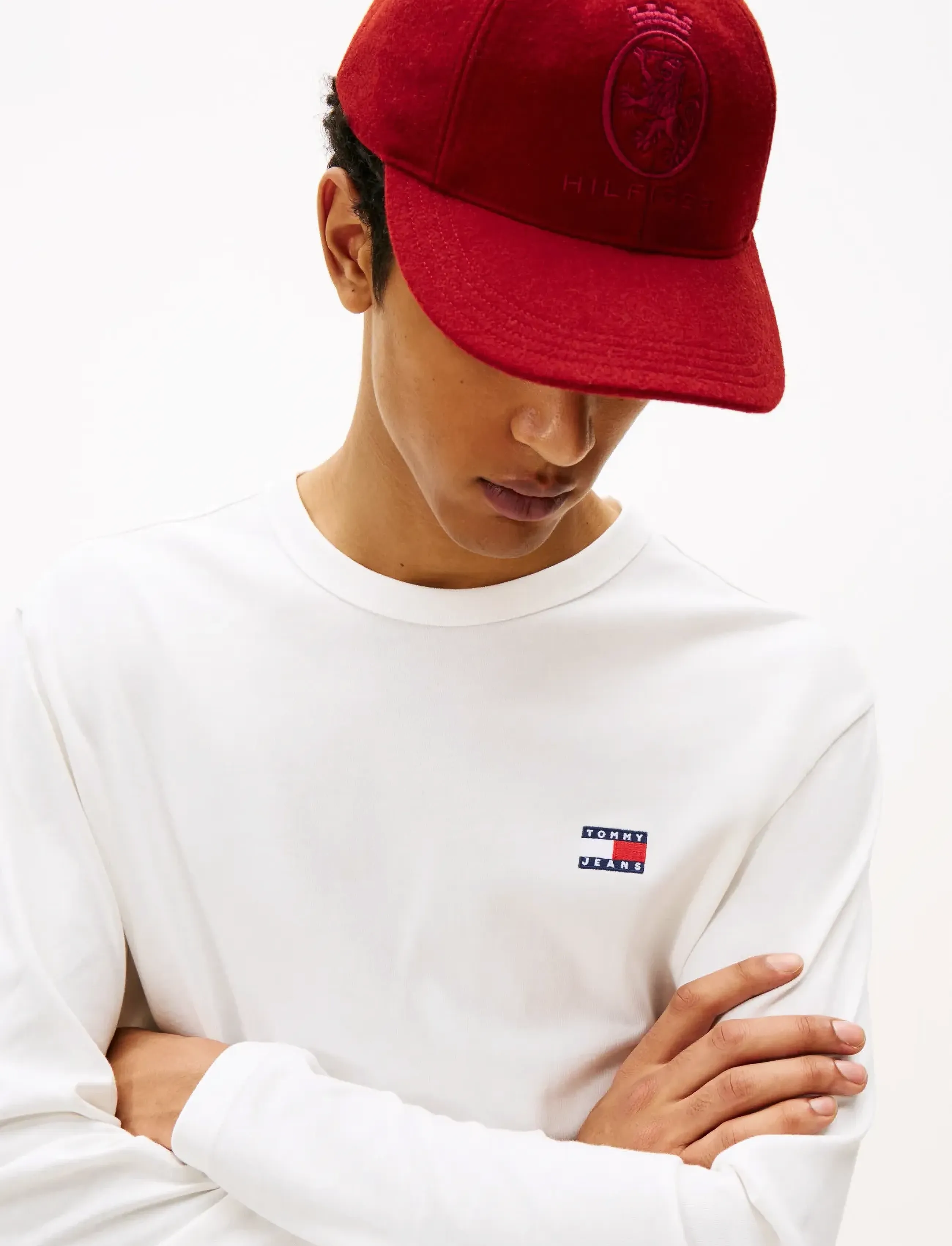 Tommy Jeans - TJM REG BADGE TEE LS - t-shirts à manches longues - ecru - 4