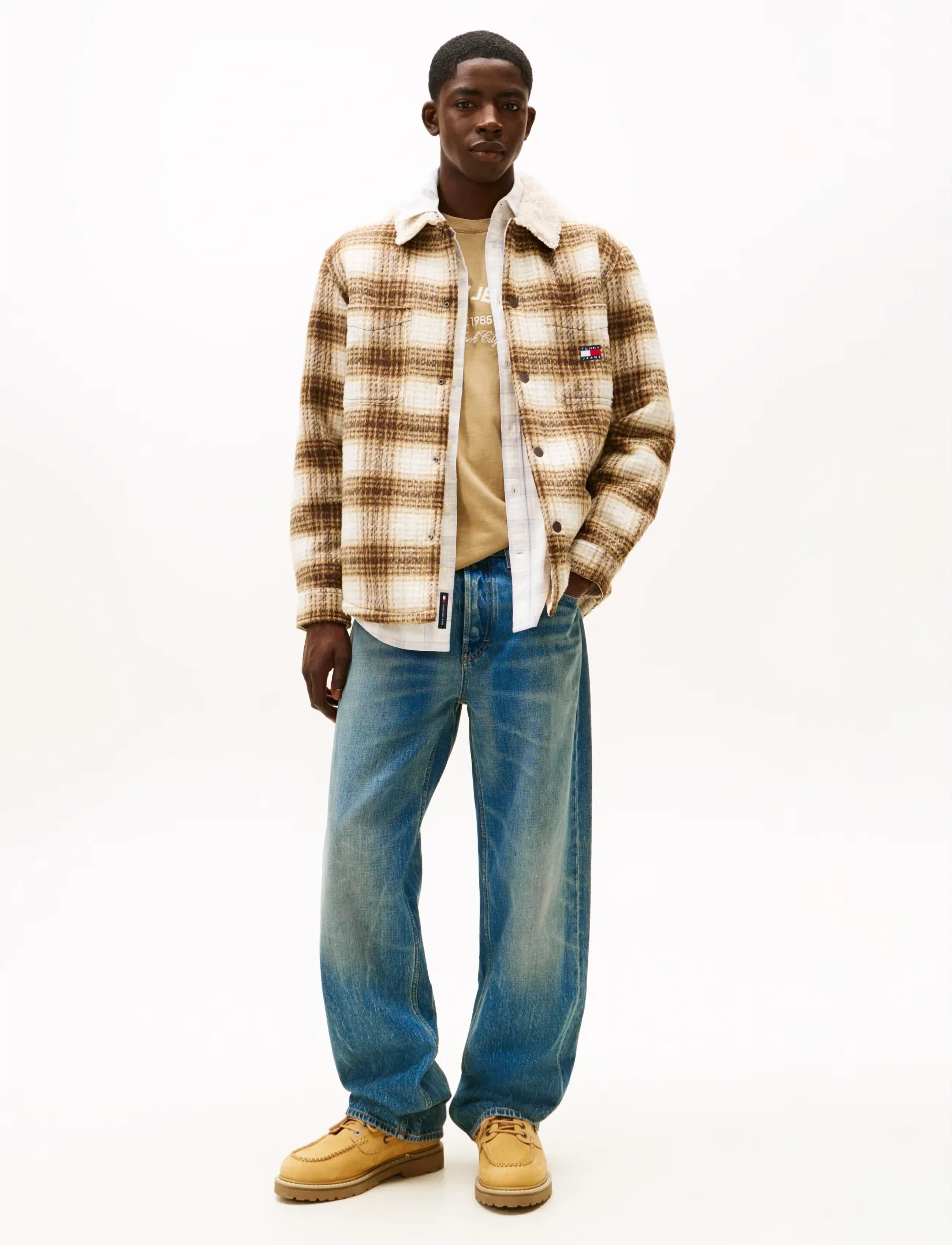 Tjm Check Teddy Overshirt Ext 2