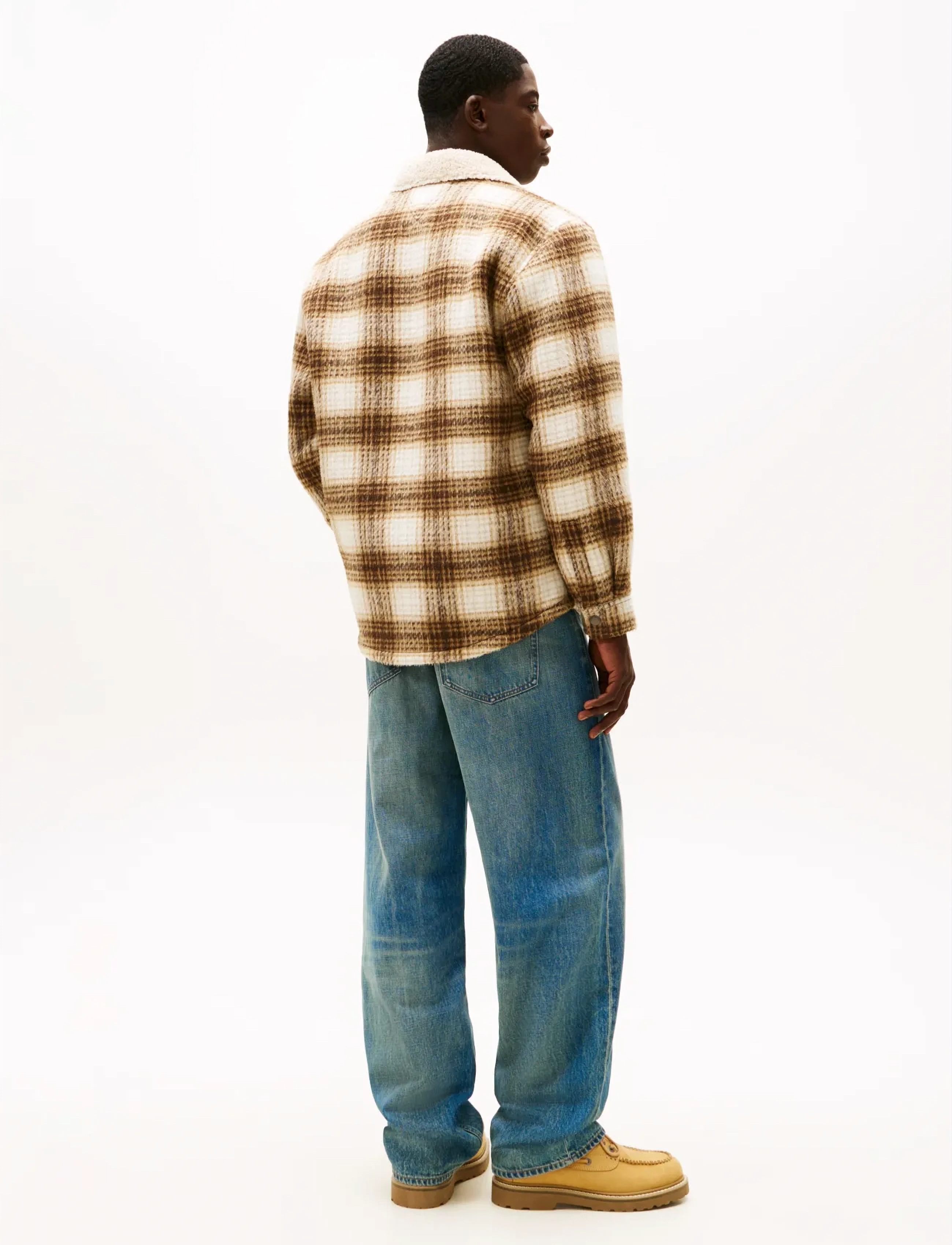 Tjm Check Teddy Overshirt Ext 3