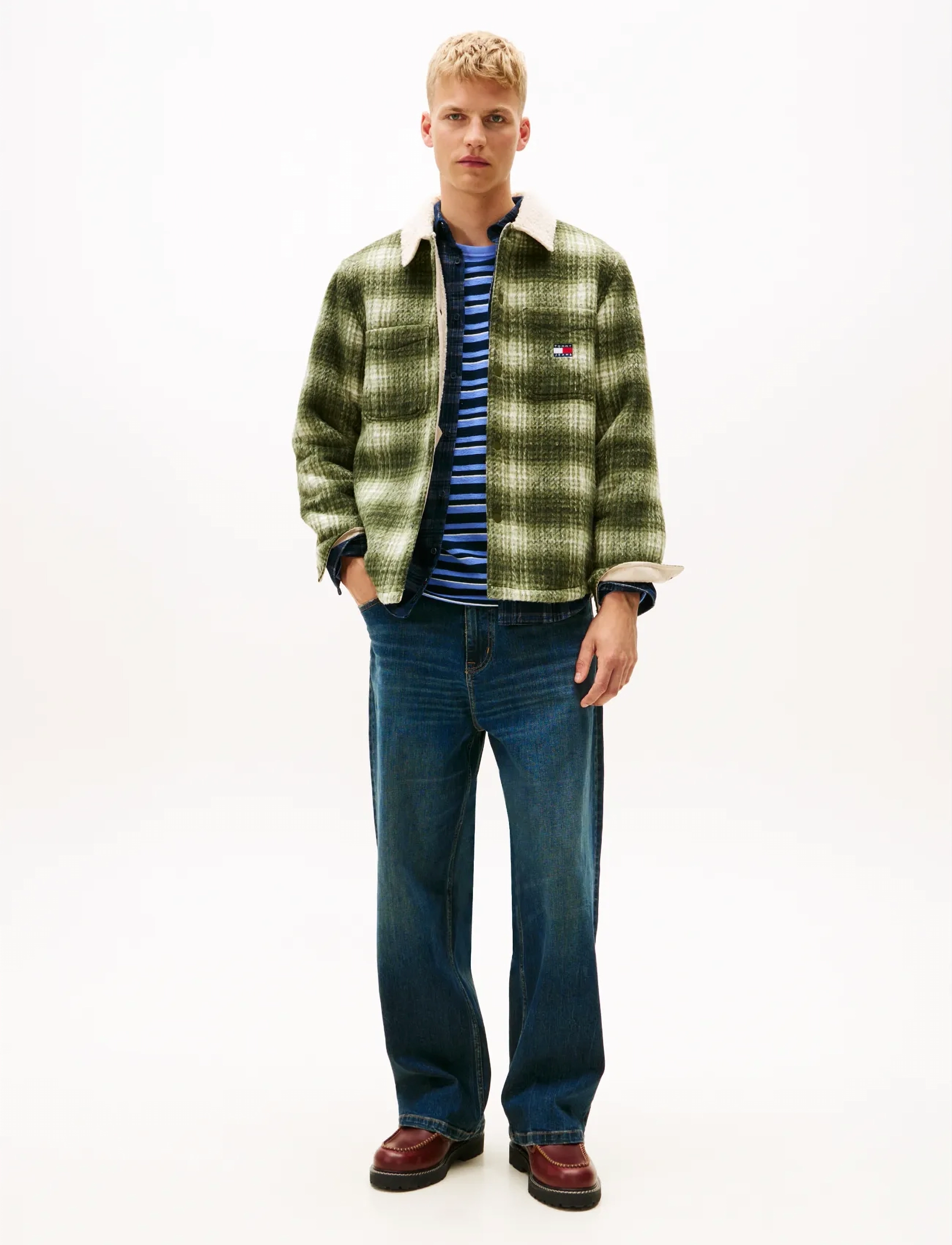 Tjm Check Teddy Overshirt Ext 2