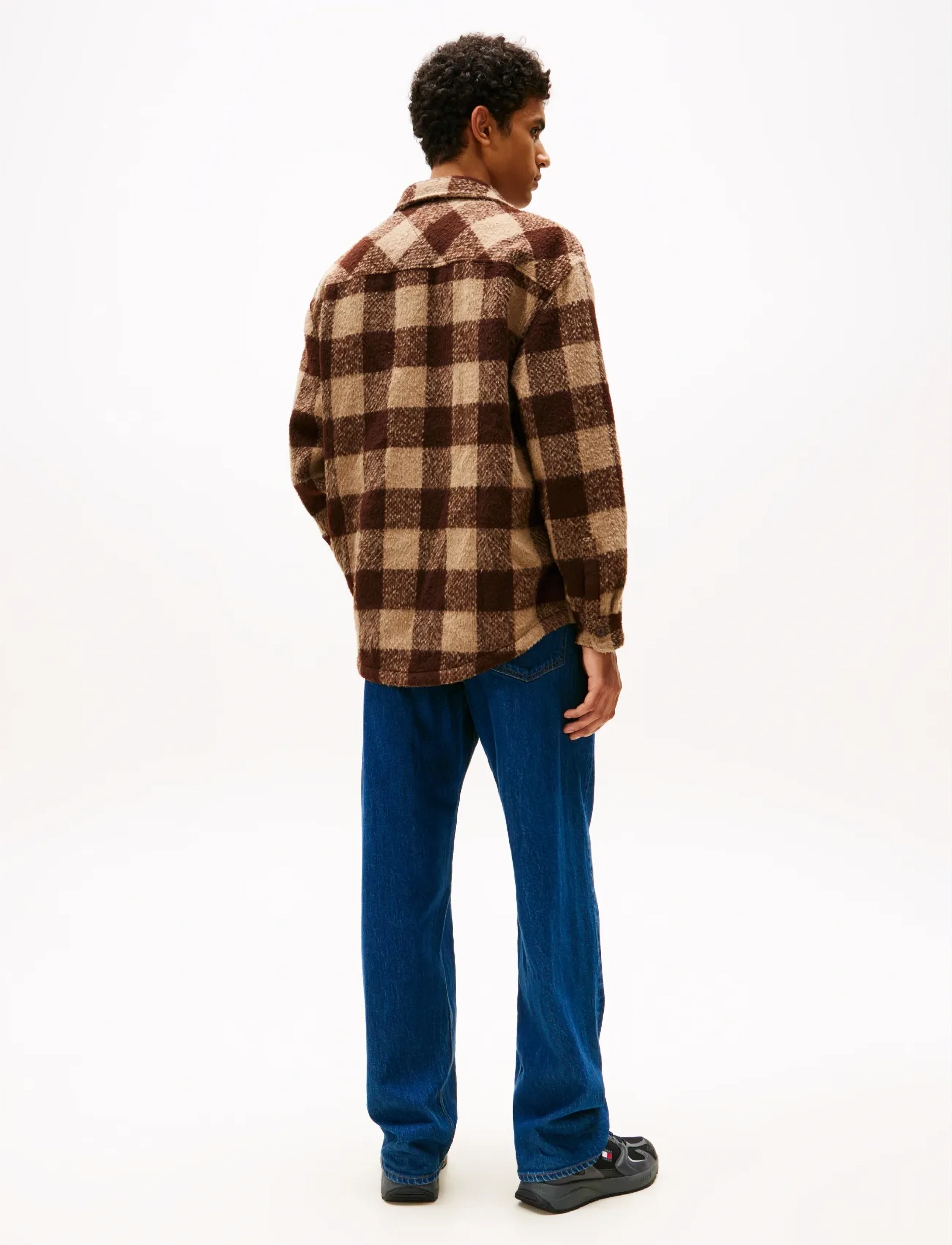 Tommy Jeans - TJM CHECK OVERSHIRT EXT - shop by style - rich brown / buffalo check - 3