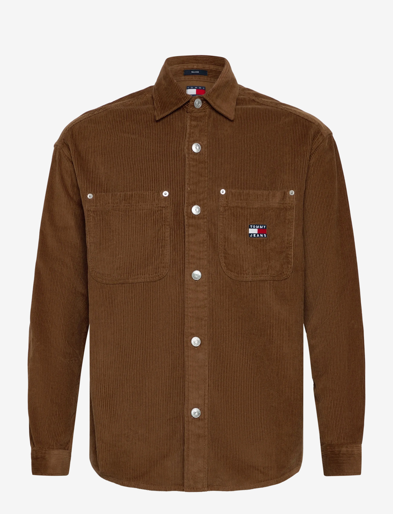 Tommy Jeans - TJM RLX WASHED CORD SHIRT EXT - corduroy shirts - pecan nut - 1