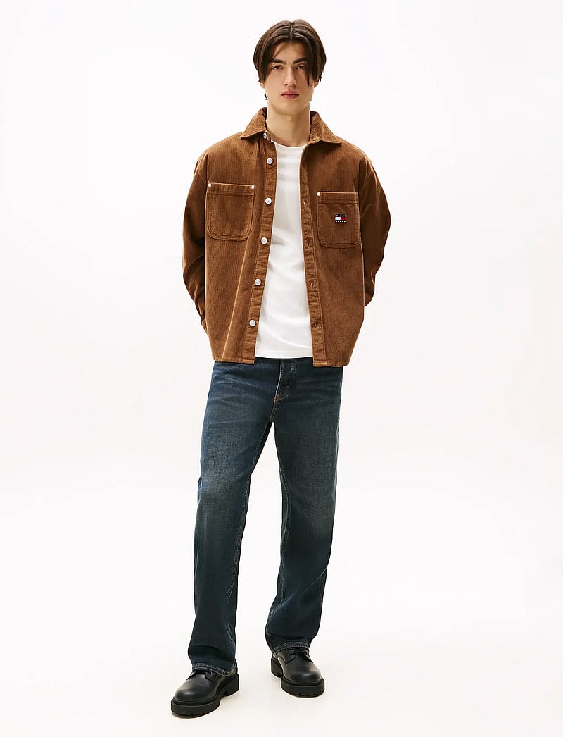 Tommy Jeans - TJM RLX WASHED CORD SHIRT EXT - corduroy shirts - pecan nut - 3