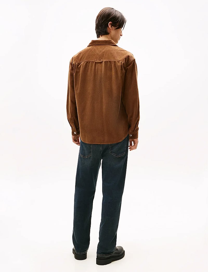 Tommy Jeans - TJM RLX WASHED CORD SHIRT EXT - corduroy shirts - pecan nut - 4