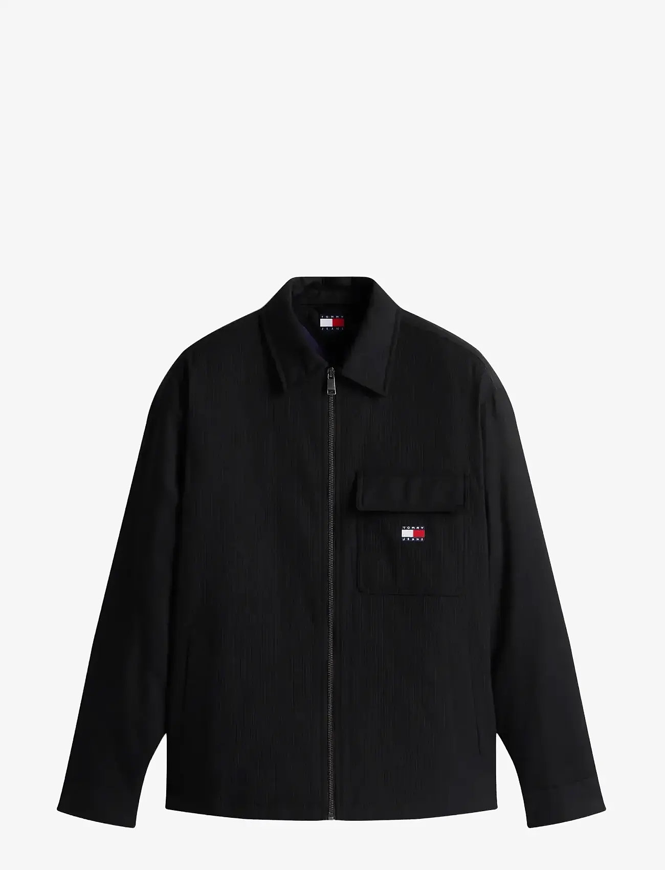 Tommy Jeans - TJM PADDED TECH CORD OVERSHIRT - fall jackets - black - 1