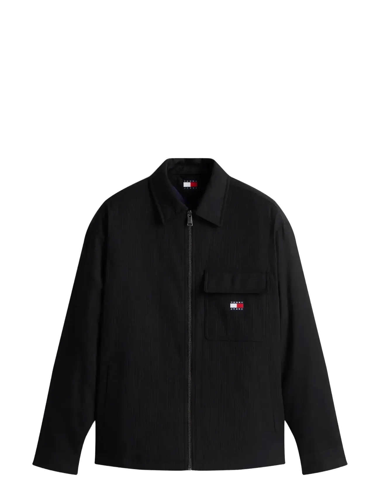 Tommy Jeans TJM PADDED TECH CORD OVERSHIRT - Tommy Hilfiger - BLACK / black