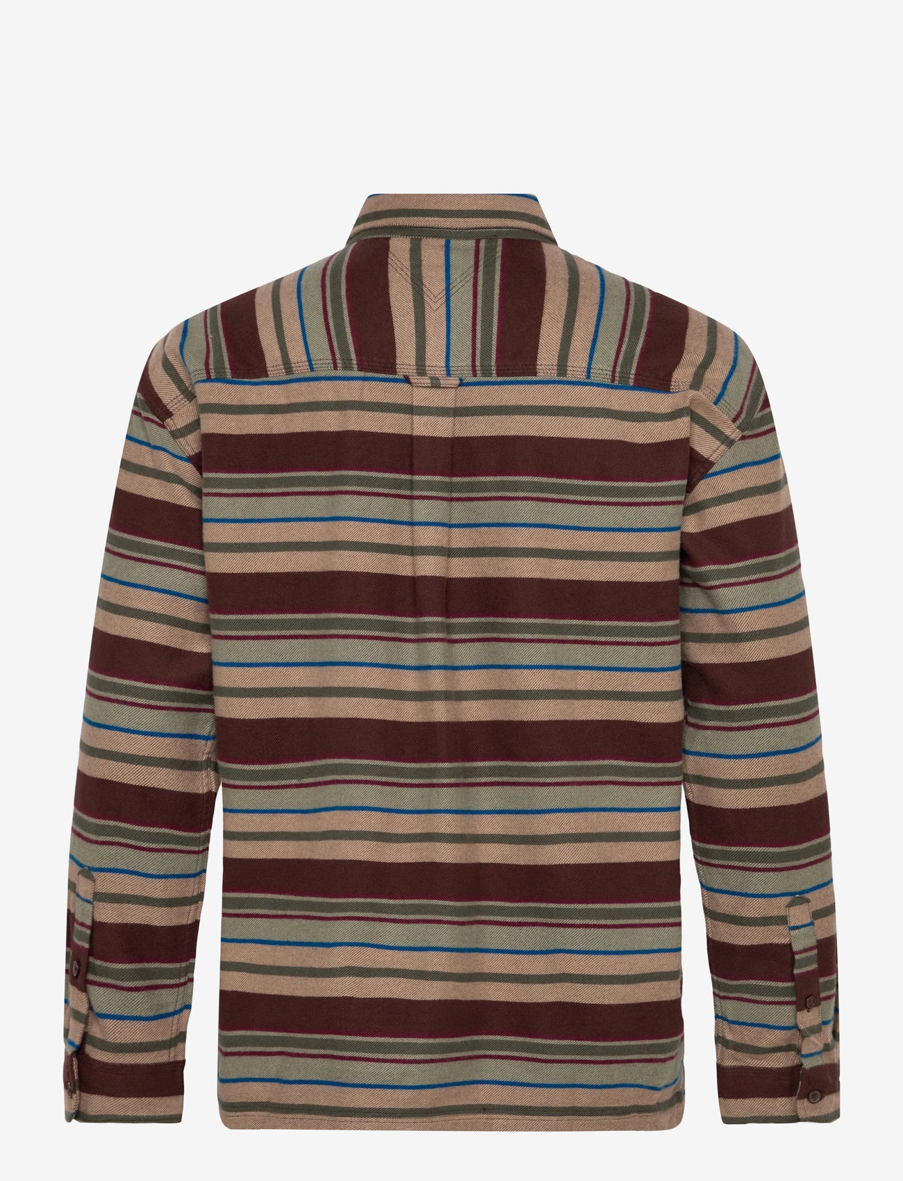 Tommy Jeans - TJM UTILITY FLANNEL OVERSHIRT - flannel shirts - rich brown / horizontal stripes - 2
