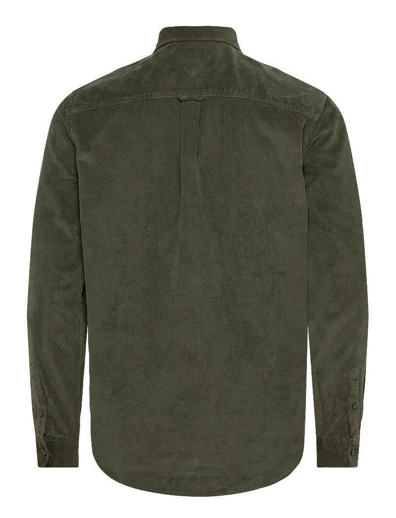 Tommy Jeans - TJM REG BABY CORD SHIRT EXT - manchesterskjortor - pewter green - 2