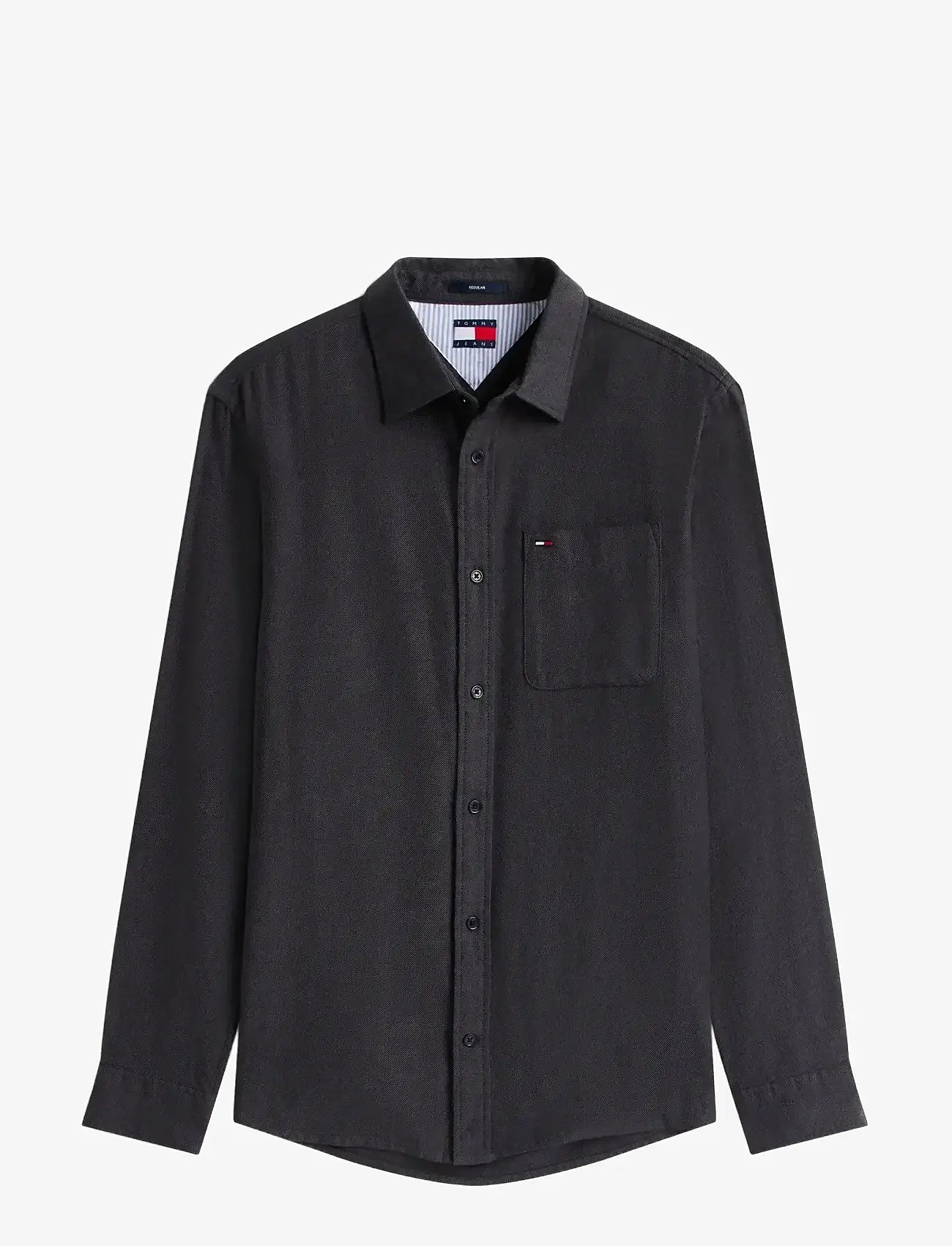 Tommy Jeans - TJM REG FLANNEL SHIRT EXT - flannel-skjorter - black - 1