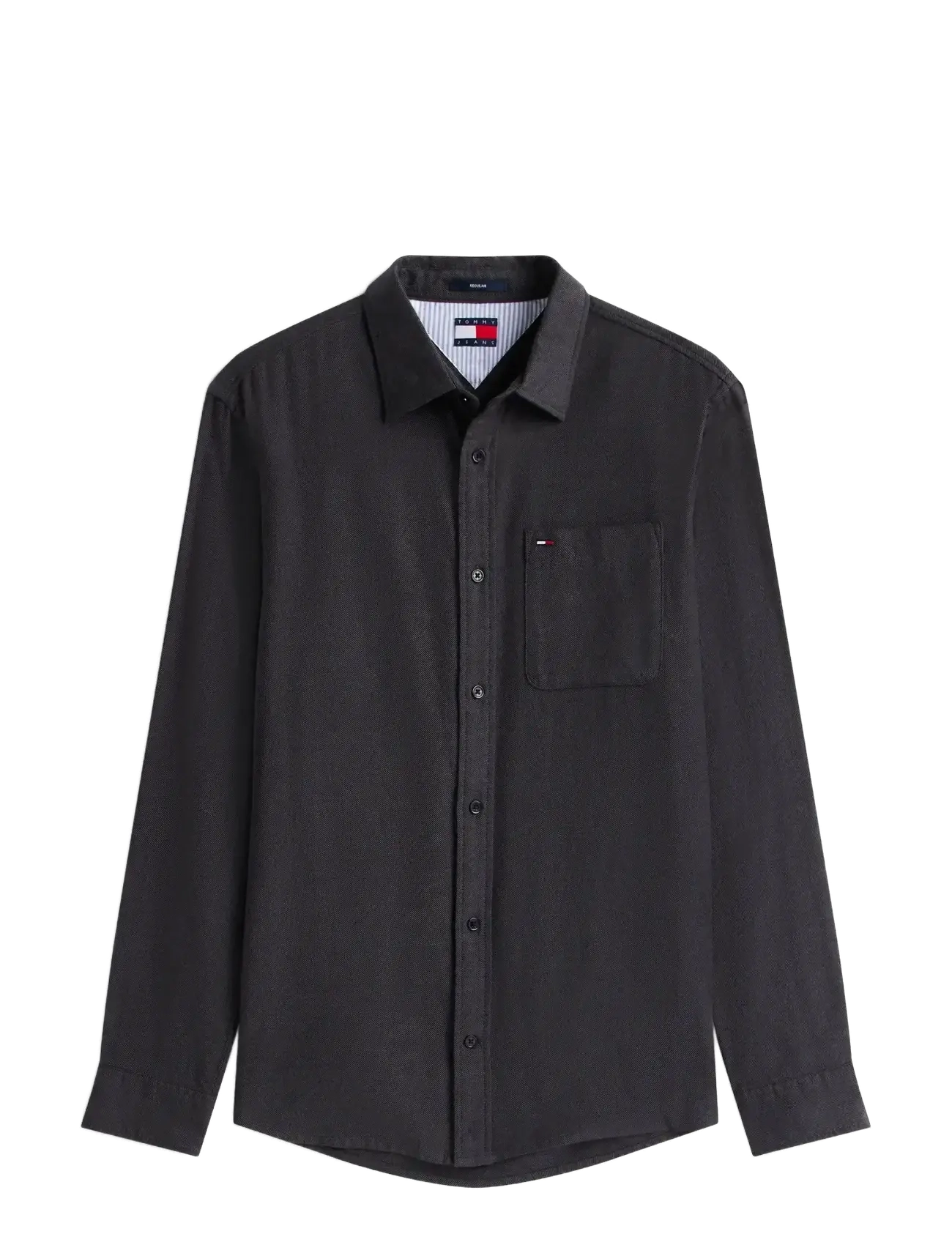 Tommy Jeans TJM REG FLANNEL SHIRT EXT - Hemden - BLACK / grey