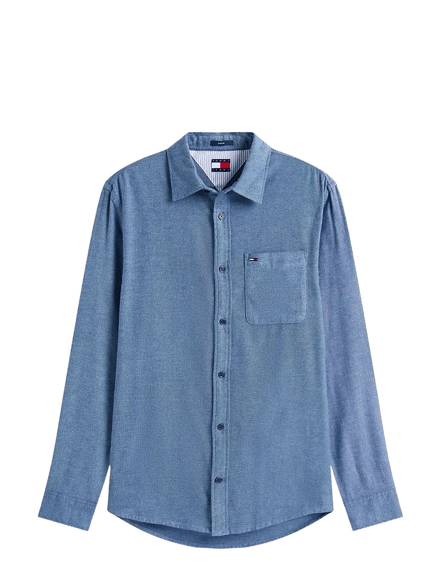 Tommy Jeans - TJM REG FLANNEL SHIRT EXT - chemises en flanelle - dark night navy - 1