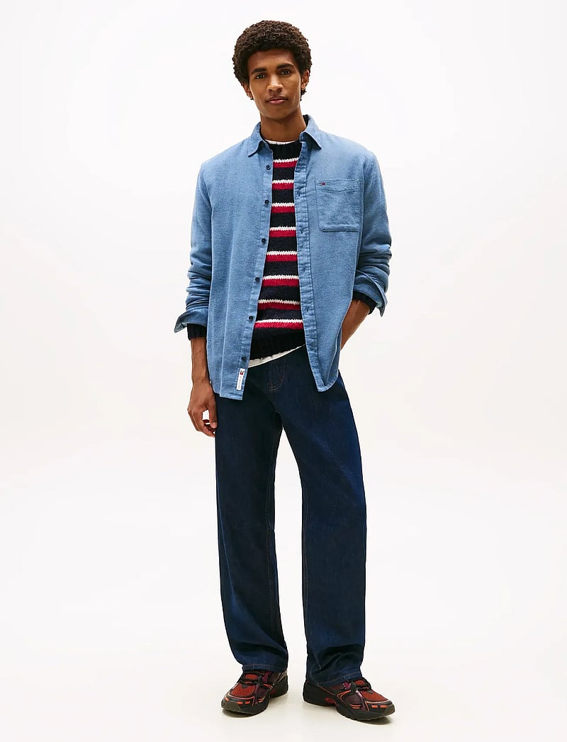 Tommy Jeans - TJM REG FLANNEL SHIRT EXT - flanellsärgid - dark night navy - 2