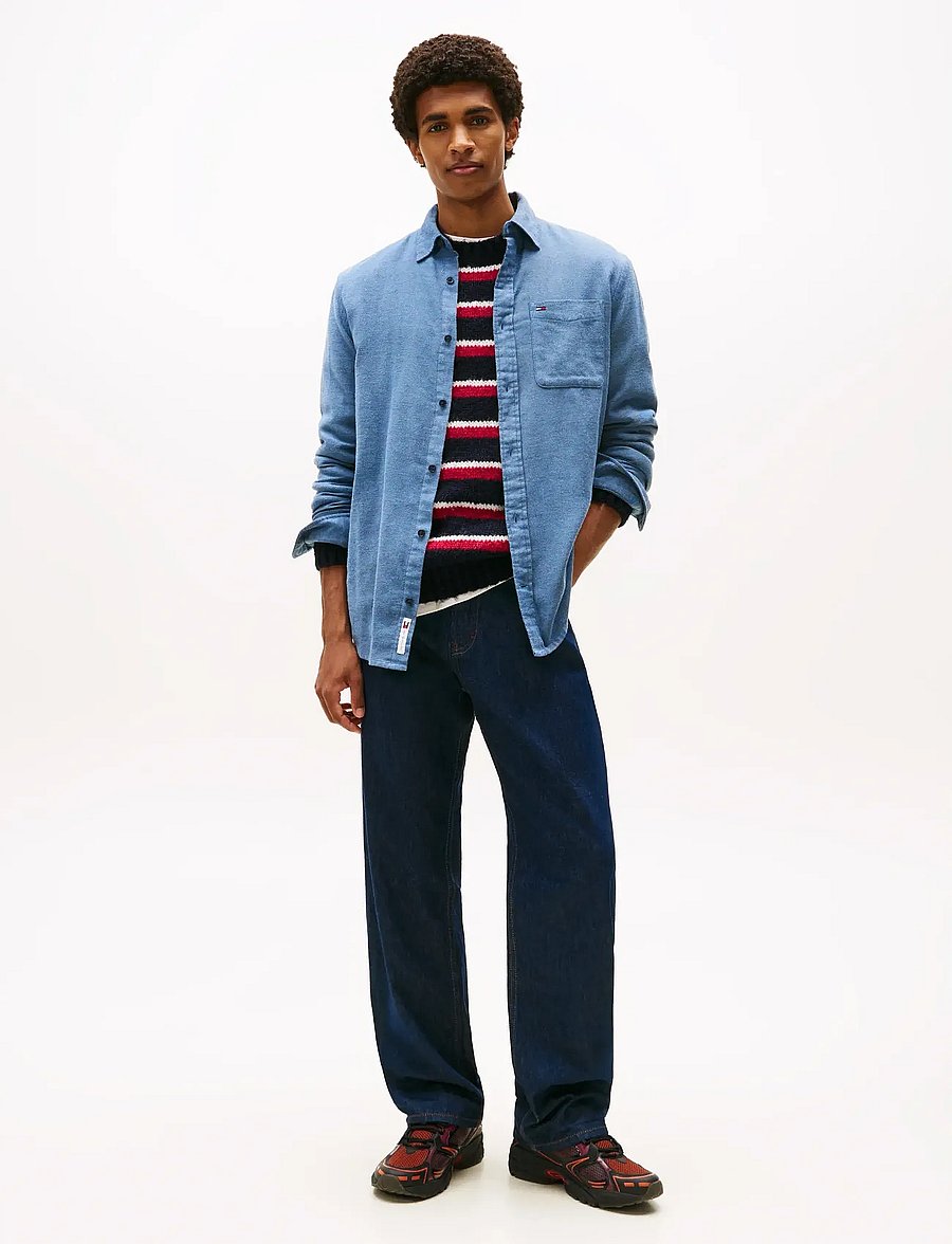 Tommy Jeans - TJM REG FLANNEL SHIRT EXT - chemises en flanelle - dark night navy - 2