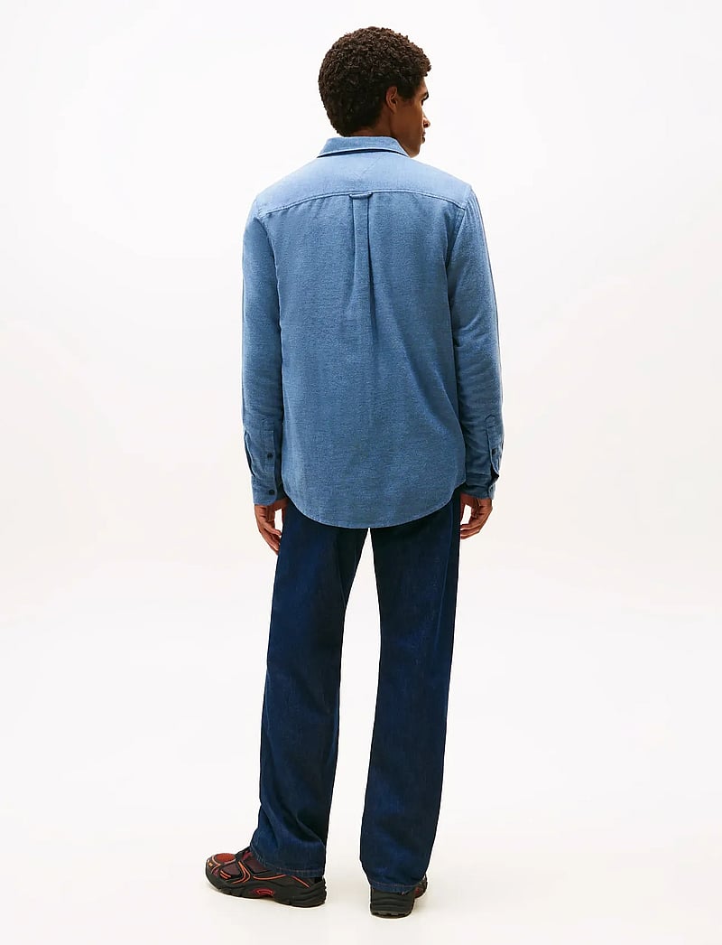 Tommy Jeans - TJM REG FLANNEL SHIRT EXT - flanellsärgid - dark night navy - 3