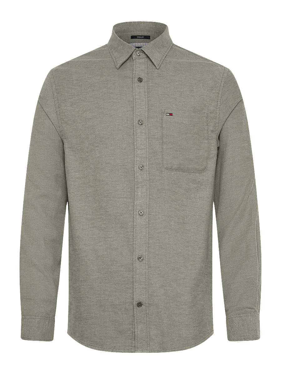 Tommy Jeans - TJM REG FLANNEL SHIRT EXT - chemises en flanelle - pewter green - 1