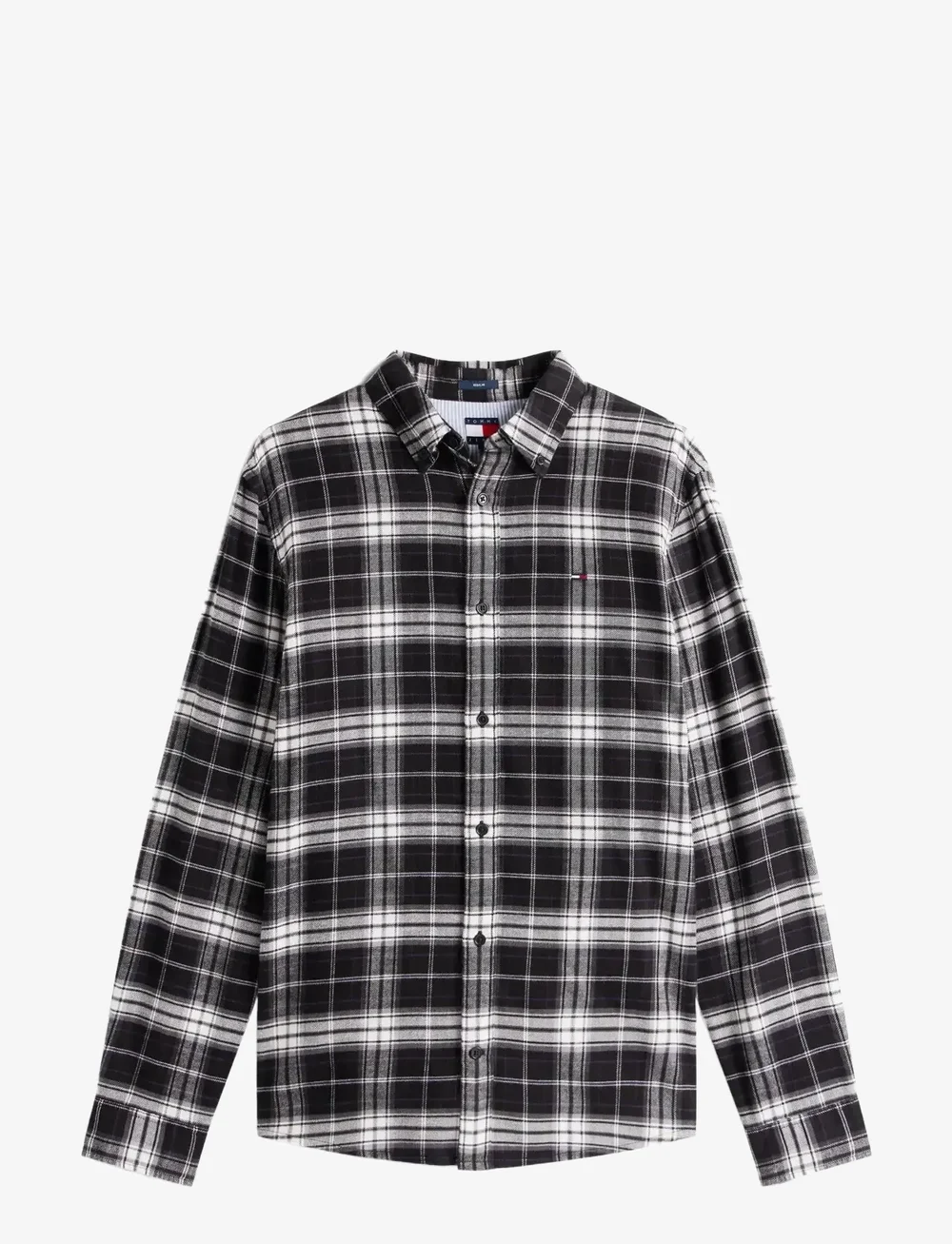 Tommy Jeans - TJM REG FLANNEL CHECK SHIRT EXT - flanellsärgid - black / big check - 1