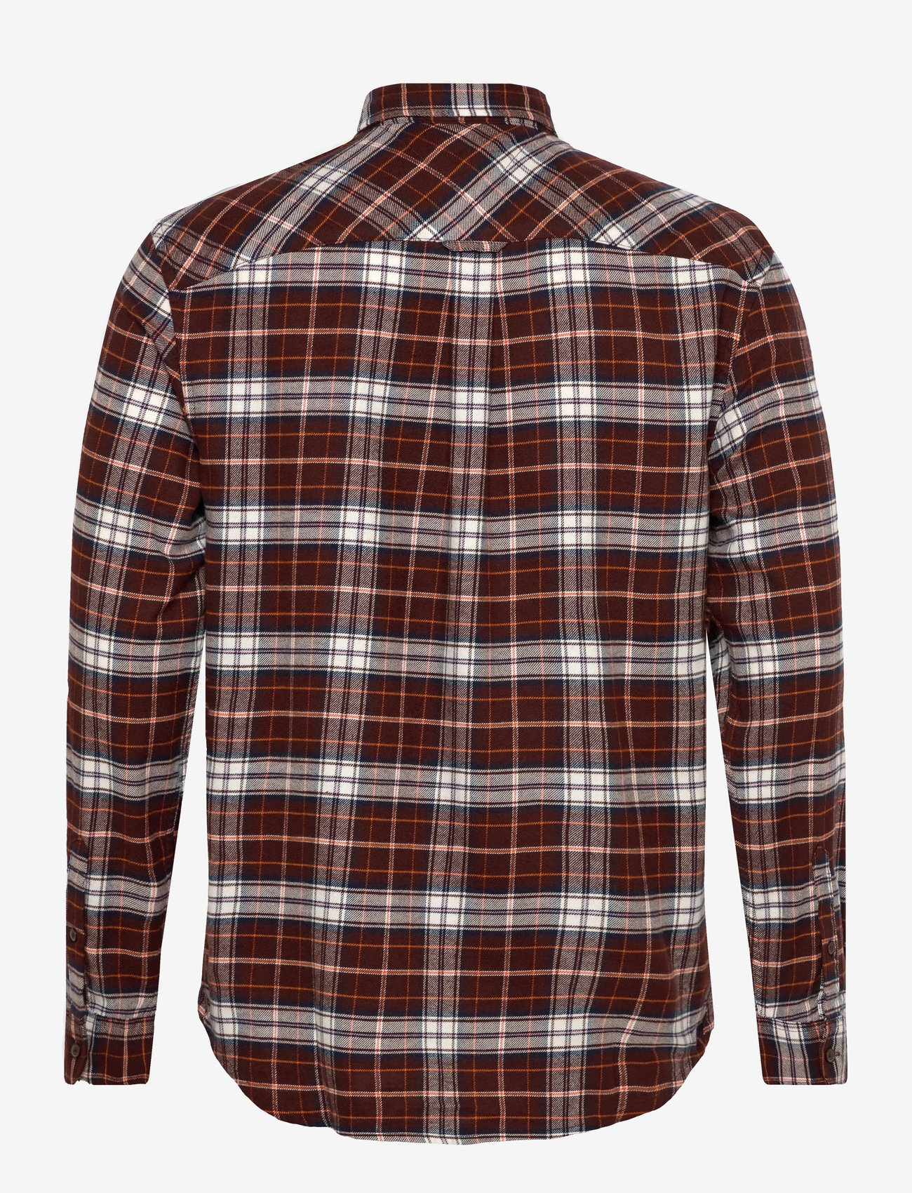 Tommy Jeans - TJM REG FLANNEL CHECK SHIRT EXT - flanellsärgid - rich brown   big check - 2