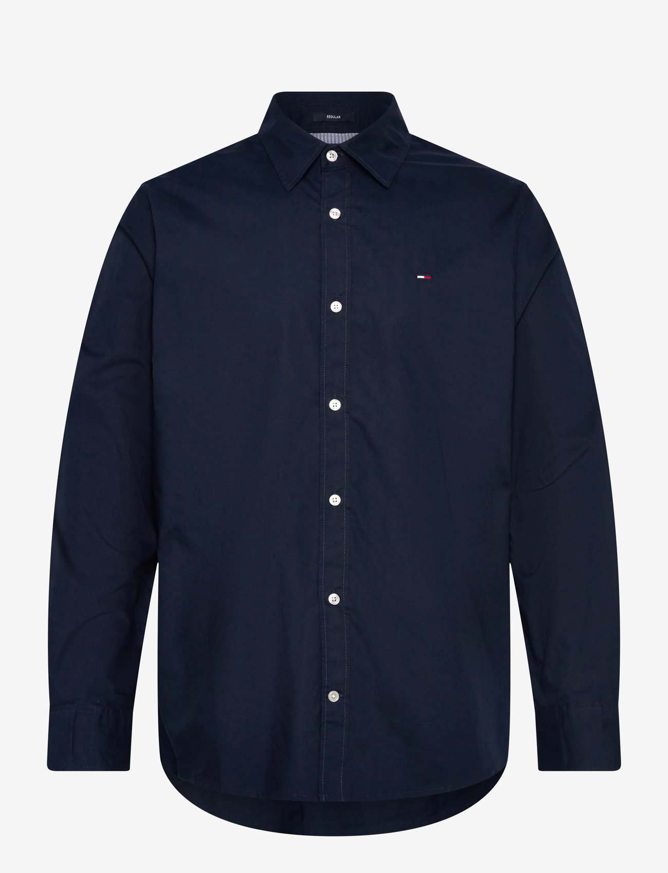 Tommy Jeans - TJM REG POPLIN SHIRT - kasdienio stiliaus marškiniai - dark blue - 1