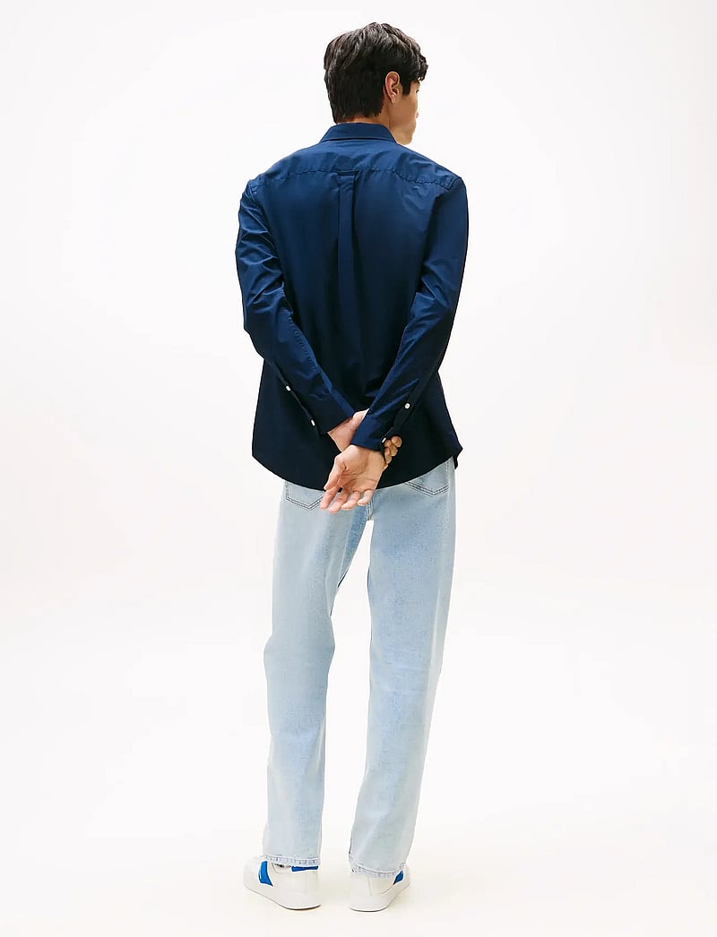 Tommy Jeans - TJM REG POPLIN SHIRT - chemises décontractées - dark blue - 4