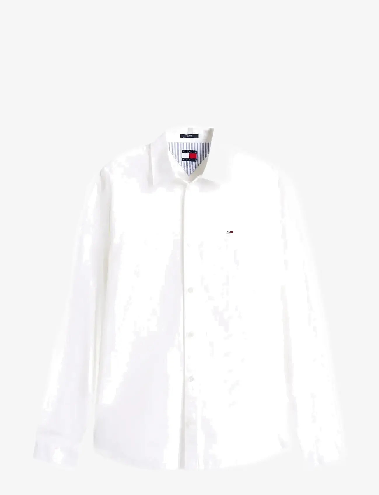 Tommy Jeans - TJM REG POPLIN SHIRT - casual skjorter - ecru - 1