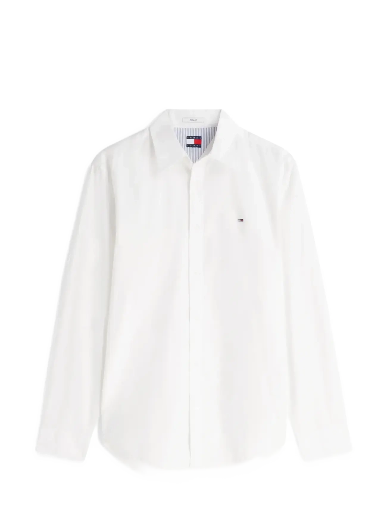 Tommy Jeans - TJM REG POPLIN SHIRT - casual skjortor - ecru - 1