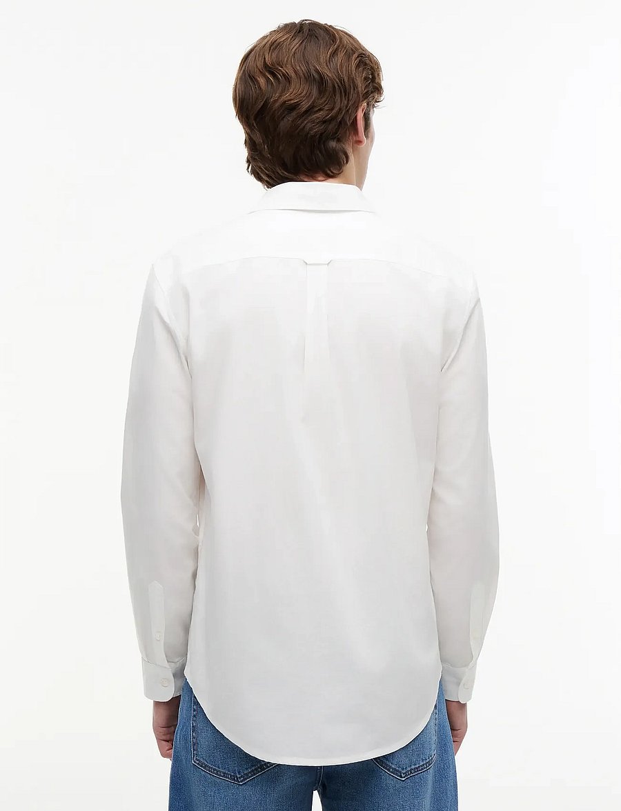 Tommy Jeans - TJM REG POPLIN SHIRT - vabaajasärgid - ecru - 2