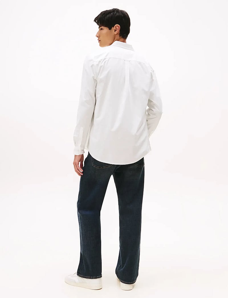 Tommy Jeans - TJM REG POPLIN SHIRT - casual skjortor - ecru - 3