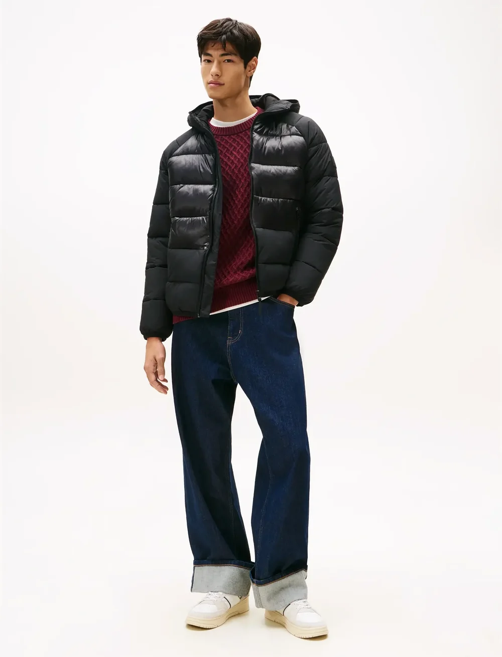 Tommy Jeans - TJM HOODED GLOSS MATT PUFFER EXT - winterjacken - black - 2